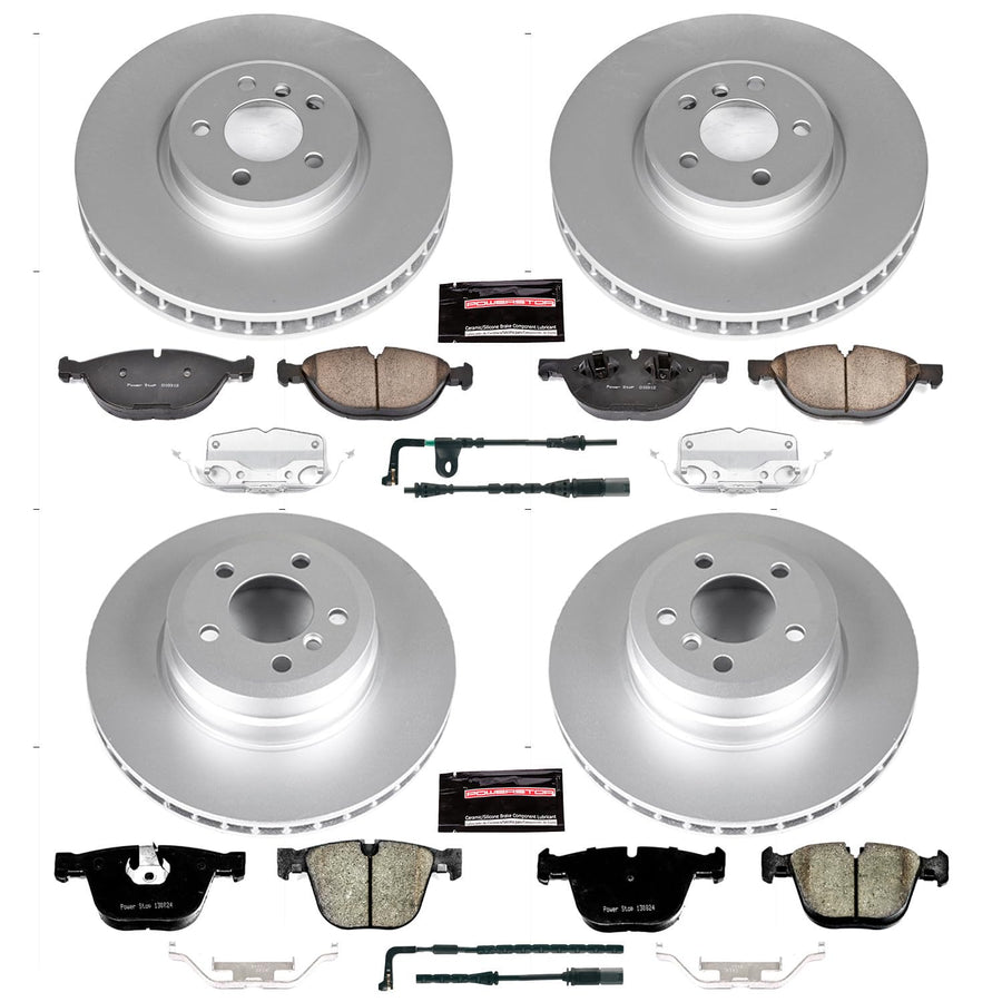 Power Stop Z23 Evolution Geomet Coated Brake Kit For BMW X6 Front and Rear 2008-2009 [Model Specific]