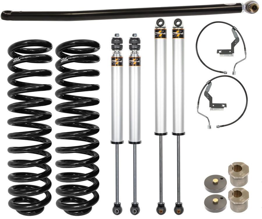 Carli Leveling Commuter System, Base, 2.5" Lift, 2008-10 Ford F250/F350, Diesel, FSP