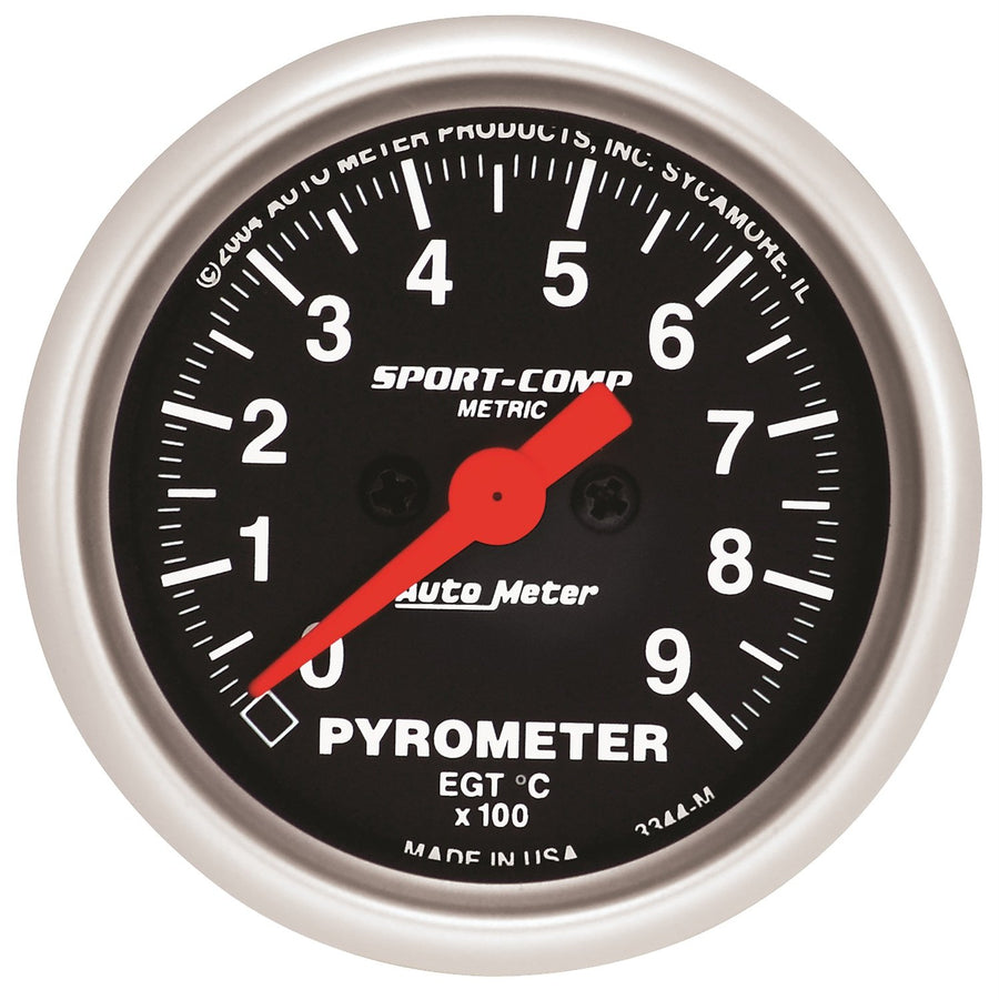 Pyrometer Auto Meter 3344M Gauge (Egt 2 116" 900C Digital Stepper Motor Sport-Comp)