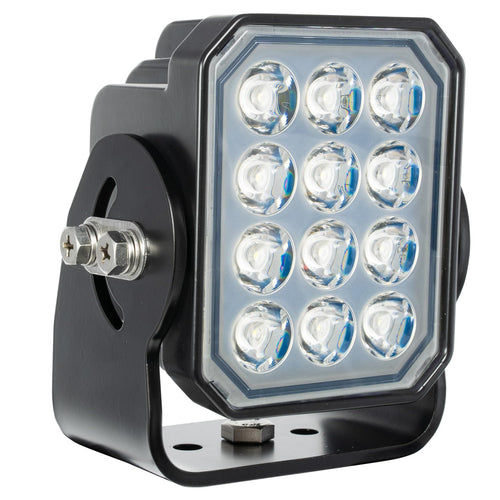Vision X Lighting Work Light Prospector 12 Seven WATT LEDs Black HOUSING 10 Degree Beam