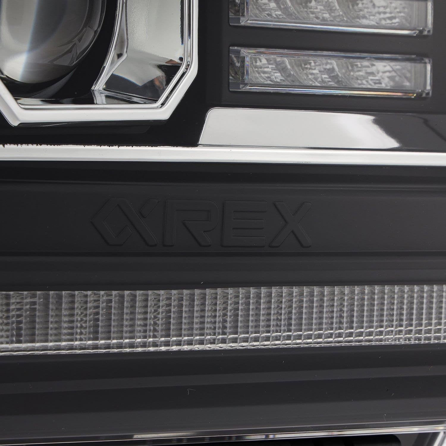 880615 AlphaRex USA LUXX Series LED Projector Headlights fits GMC Sierra 1500