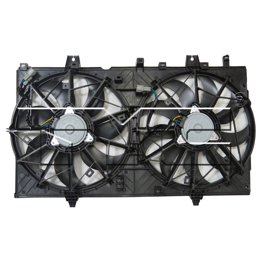 Replacement TYC 623400 Cooling Fan Assembly Compatible with Nissan Rogue, Black