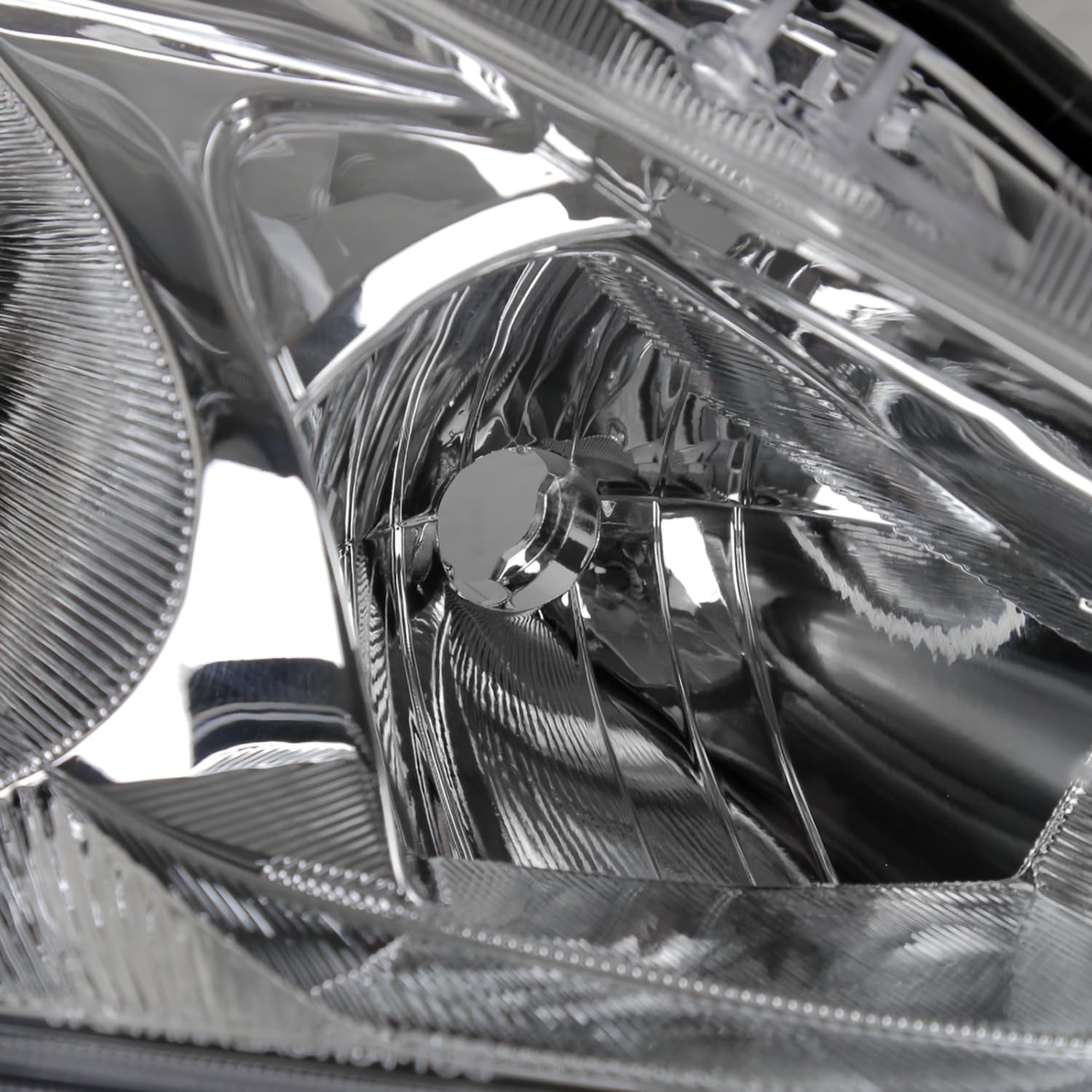 Right Passenger Side SPEC-D TUNING Chrome Projector Headlight Compatible with 2013-2015 Nissan Altima Sedan, Headlamp Assembly