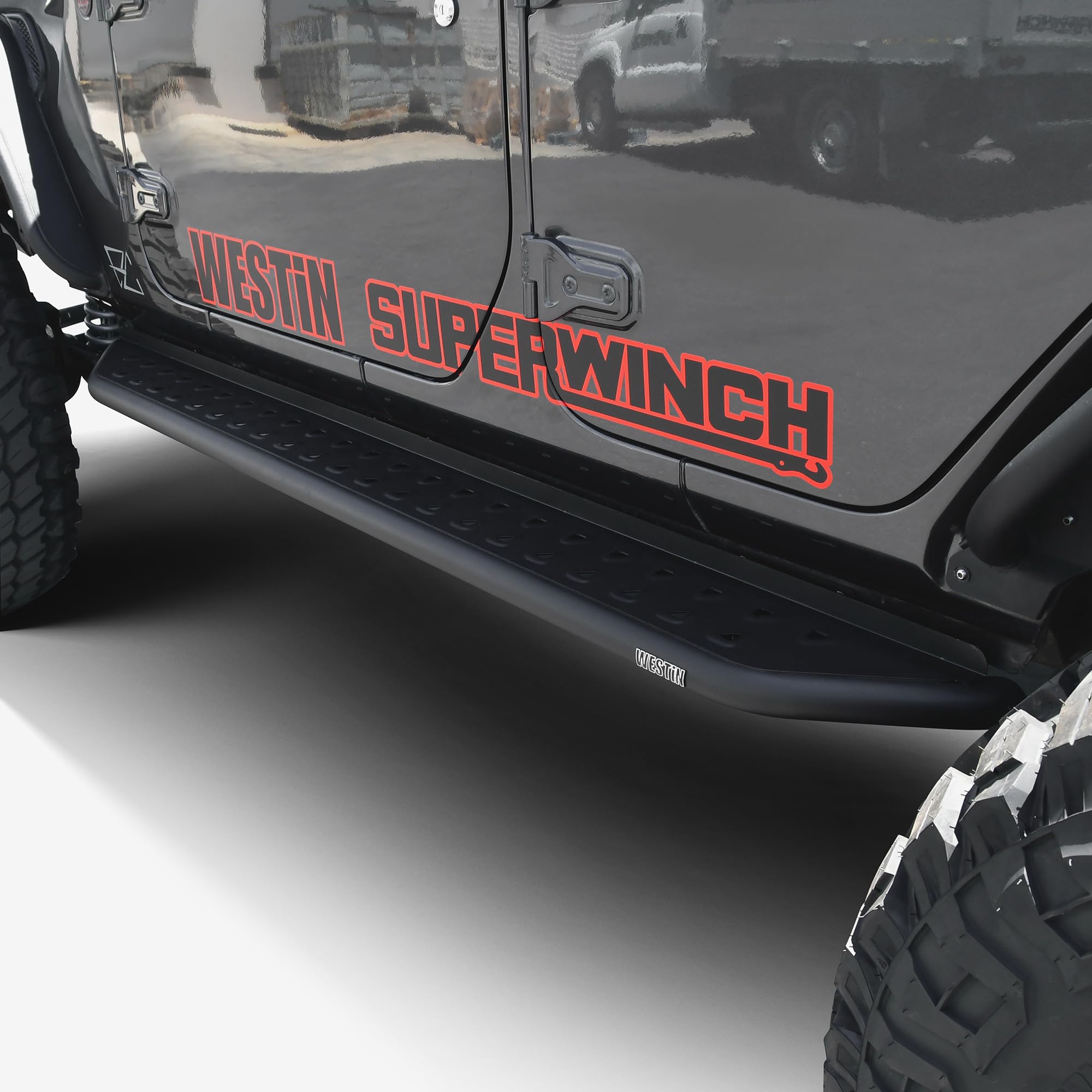 Outlaw Running Boards Westin 28-34065 fits 2018-2023 Wrangler JL Unlimited 4 Door Textured Black 1 Pair