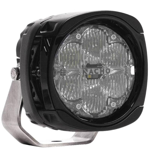 Quatro PM451 Nacho Flood Offroad LED Lightning 60W Each Effective Lumens 8,166 Peak Candela 48,000. Illuminate with Style Your 4x4 Off Road Adventures - Pair