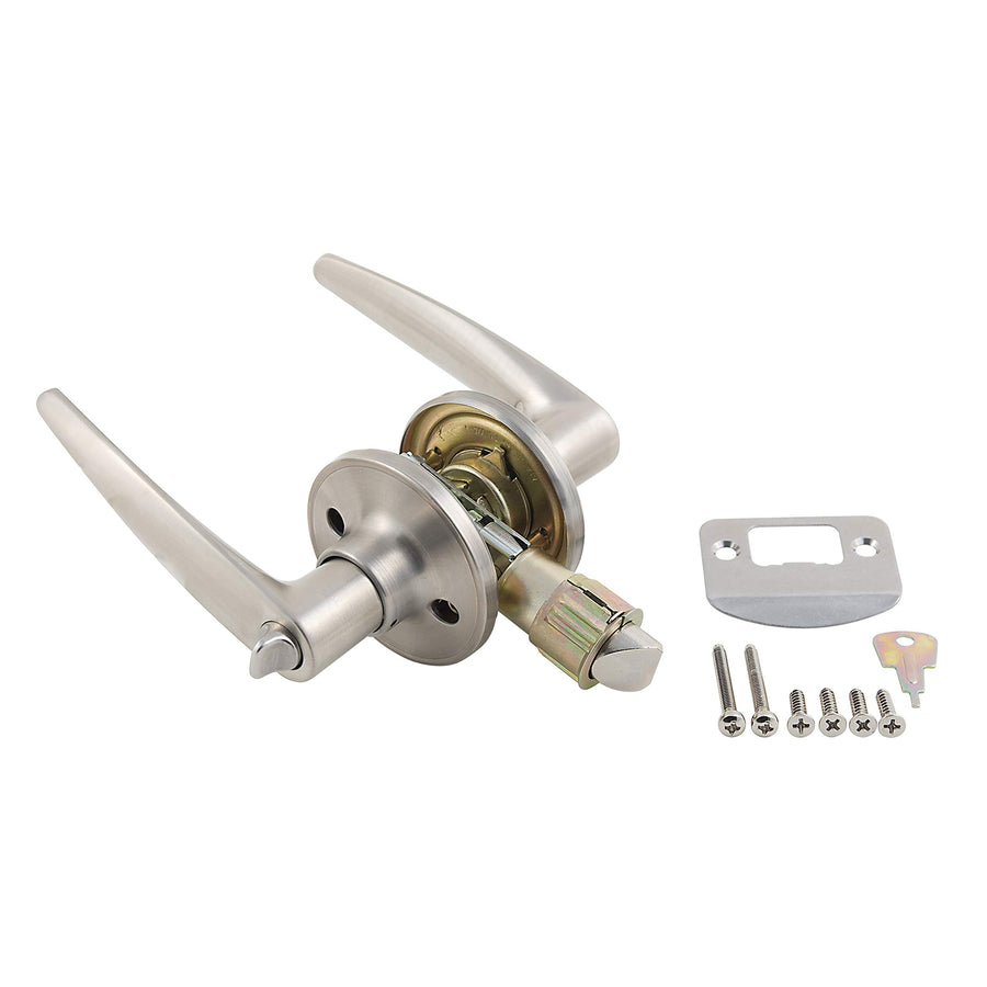 Lock Set AP Products Privacy Lever Style 013-231-SS