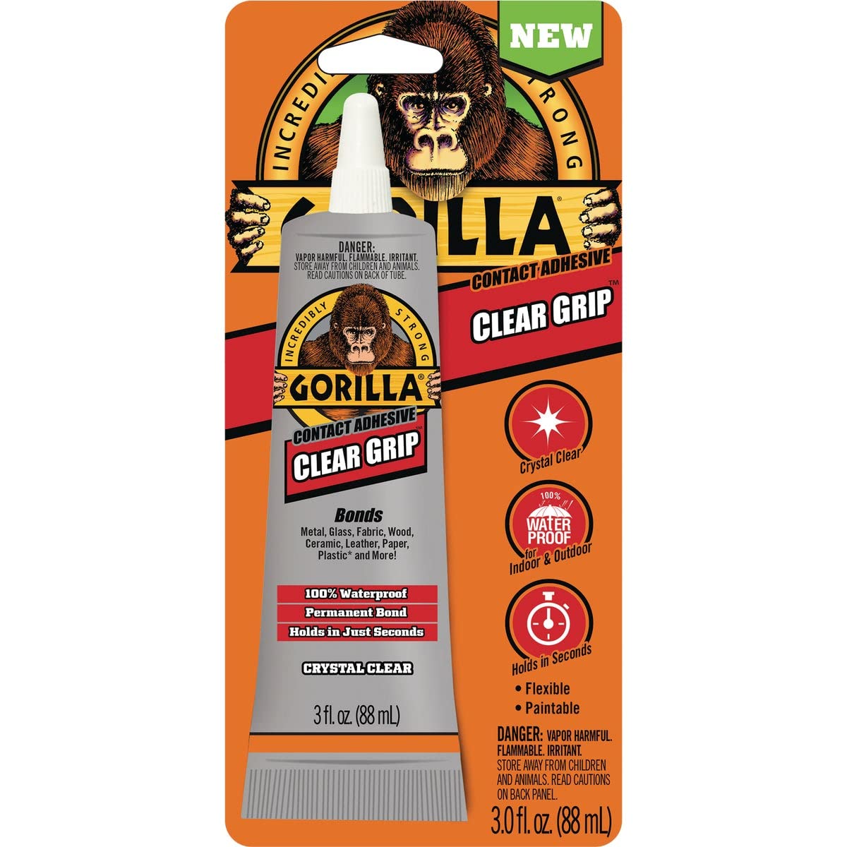Clr Gorilla Grip Adh 3oz