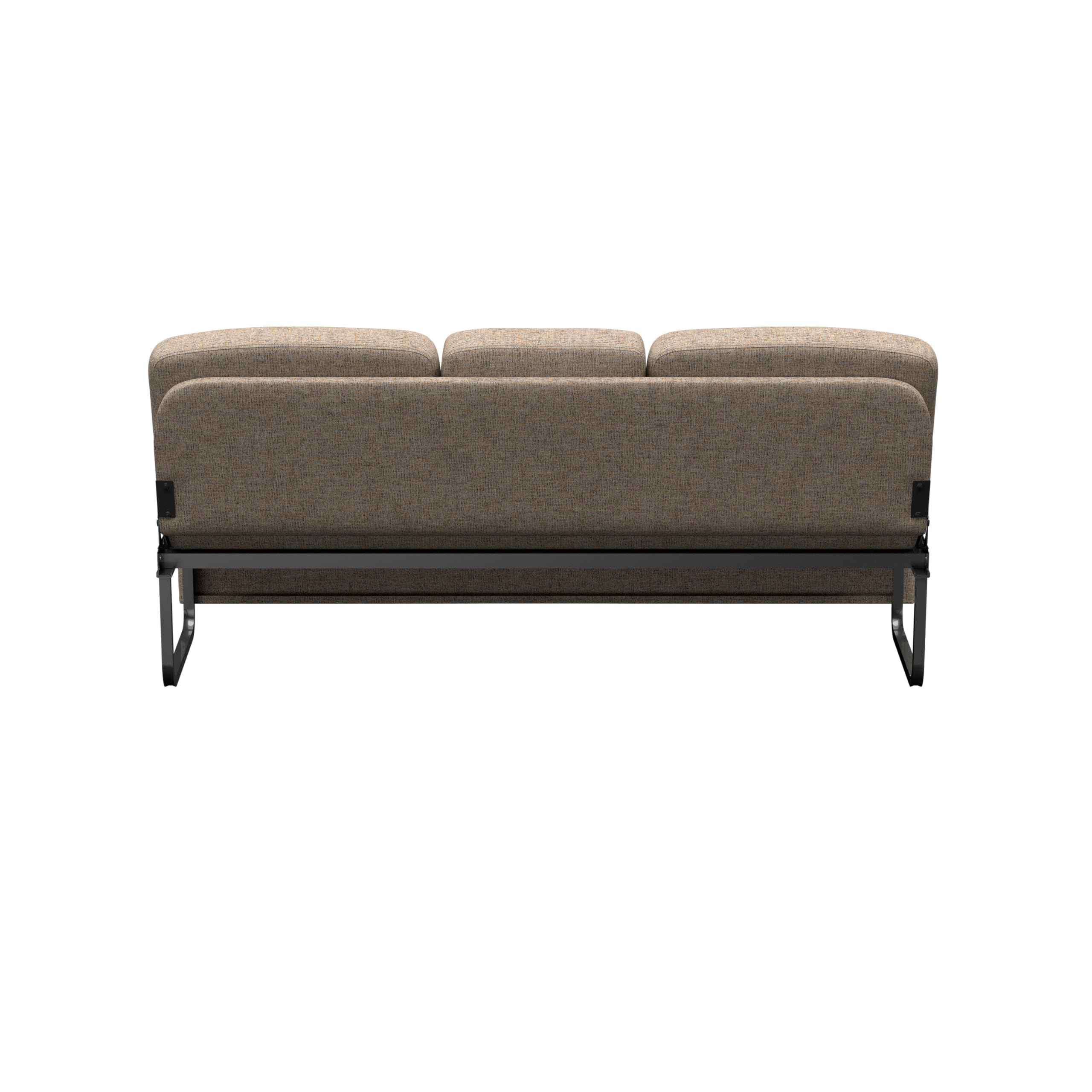 Dellmead Thomas Payne Signature 72" RV Jackknife Sleeper Sofa with Matching Kickboard, Easy Transition, High-Density Foam Cushioning, Fold-Down Center, Dual Cupholders - 2024044417