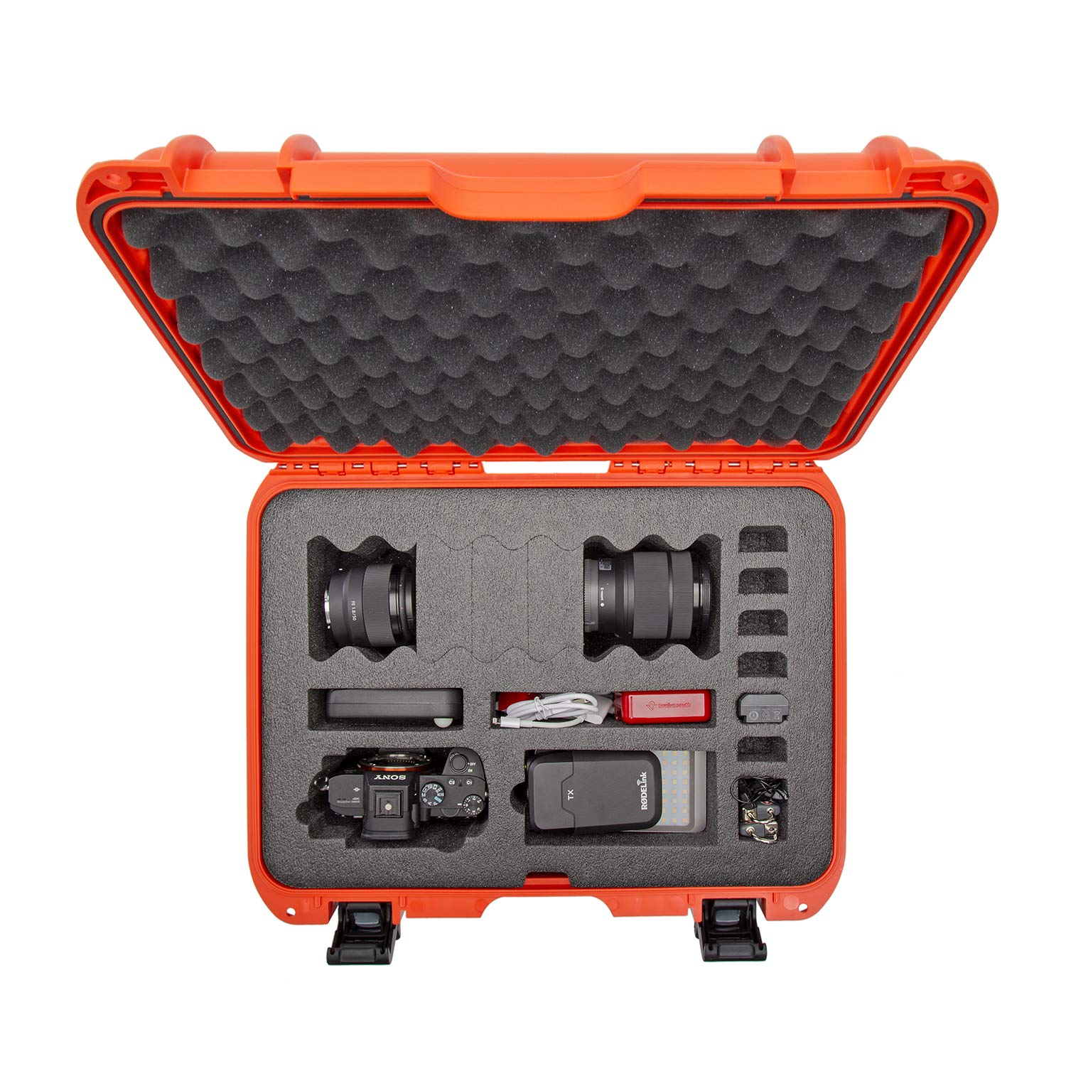 Waterproof Nanuk 925 Hard Case Carry-on with Foam Insert for Canon, Nikon - 1 DSLR Body and Lens/Lenses - Orange