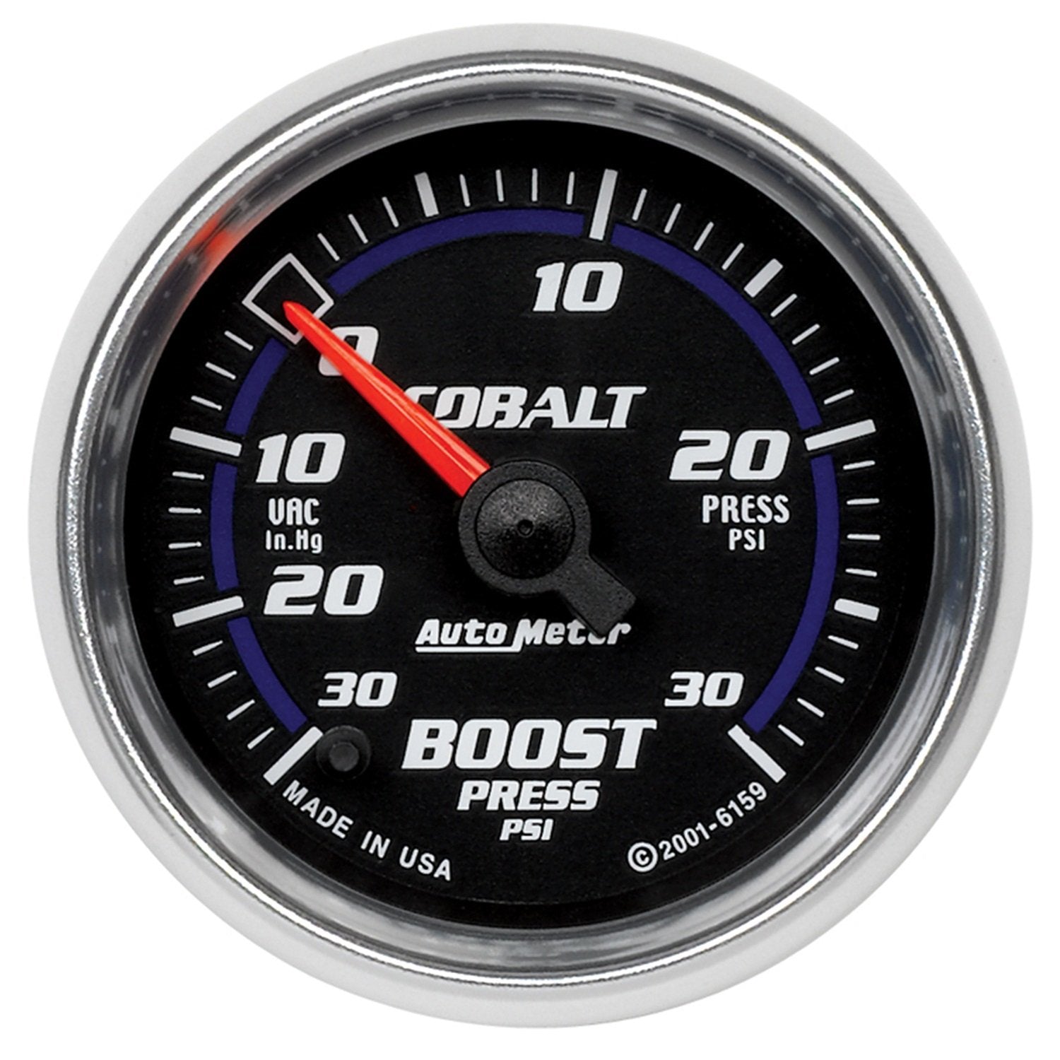 Cobalt Auto Meter 6159 Full Sweep Electric Boost / Vacuum Gauge