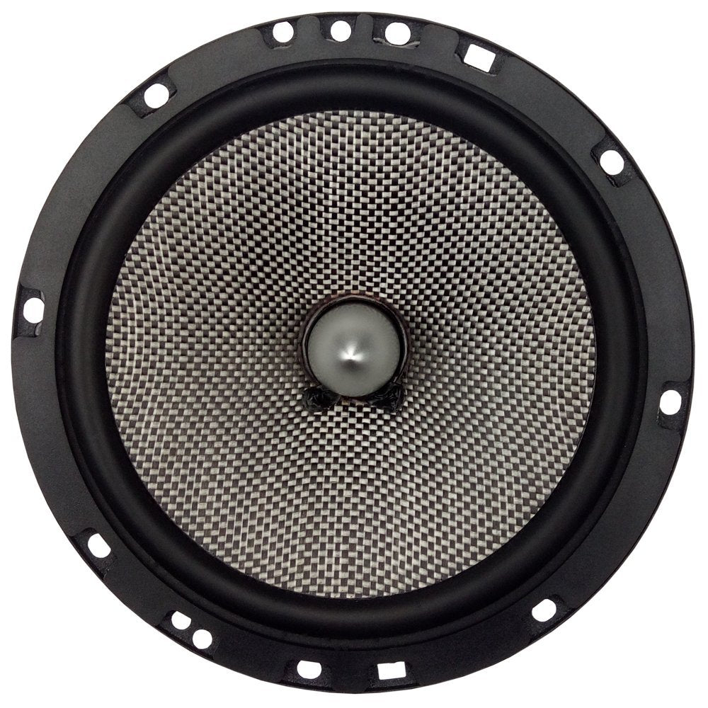 FK6 Massive Audio | 6.5" 2-Way Coaxial Speakers – 75W RMS / 150W Peak, 4 Ohm Car Audio Upgrade with Shallow Mount Design