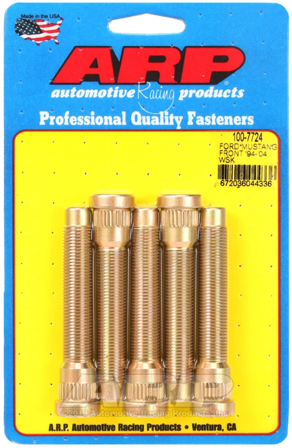 Wheel Stud Kit ARP 100-7724 (Ford Mustang 94-04 Front Wheel Stud)