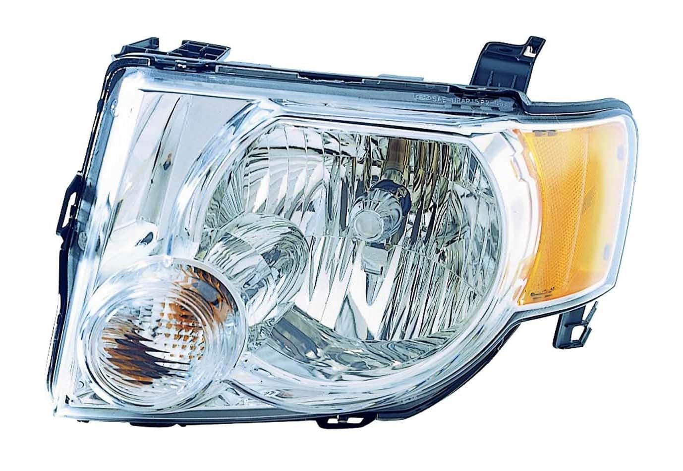 Go-Parts - Front Headlight Headlamp Assembly for 2008-2012 Ford Escape Front Housing/Lens/Cover - Left (Driver) Side Replacement 8L8Z 13008 B FO2502229 2009 2010 2011