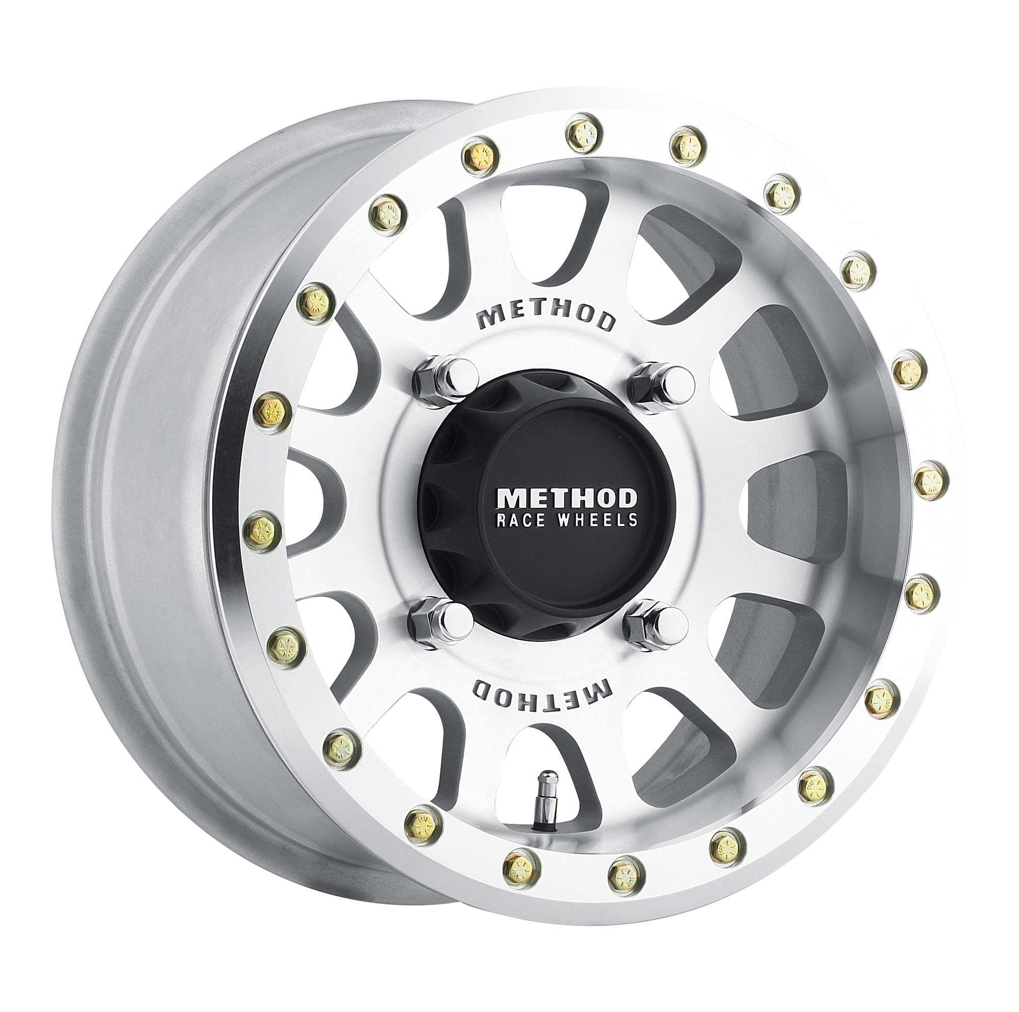 Method Race Wheels 401 Raw Machined UTV Beadlock 15x7" 4x156", 13mm offset 4.3" Backspace, MR40157046343B