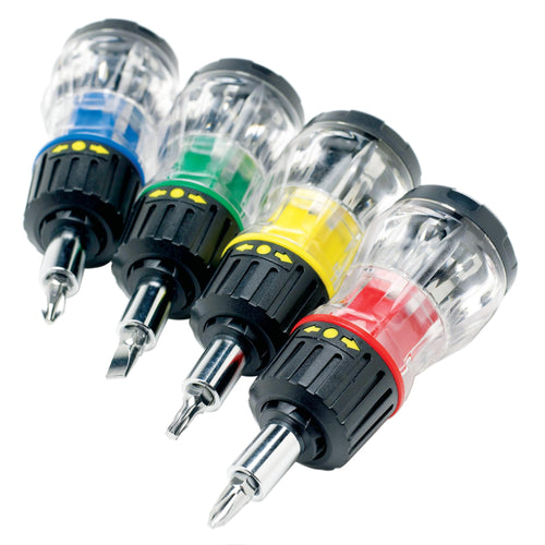 W38927 Performance Tool 7 in 1 Stubby Screwdriver Set
