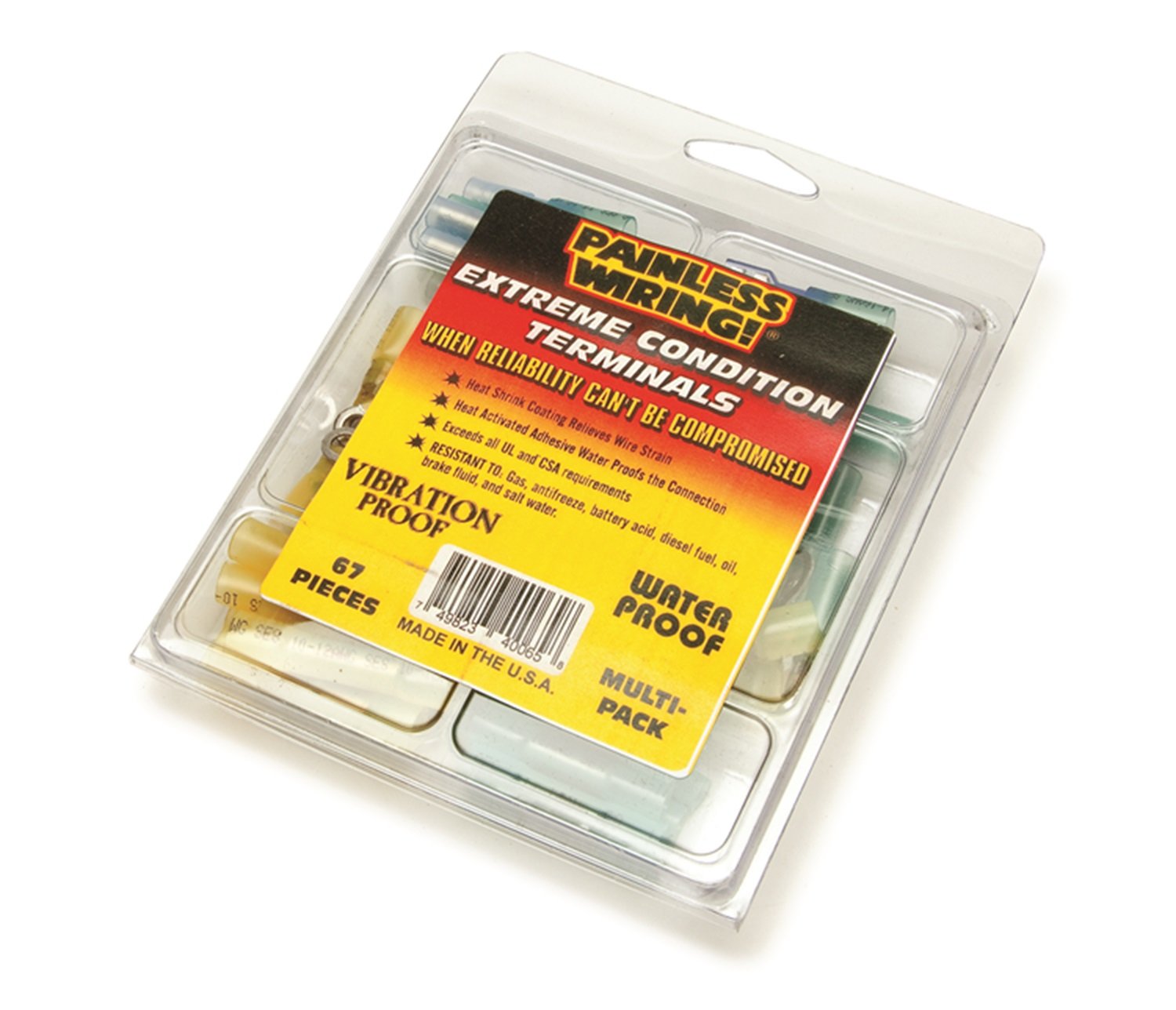 Extreme Condition Painless Performance 40065 67-Piece Wiring Terminal Assortment Kit