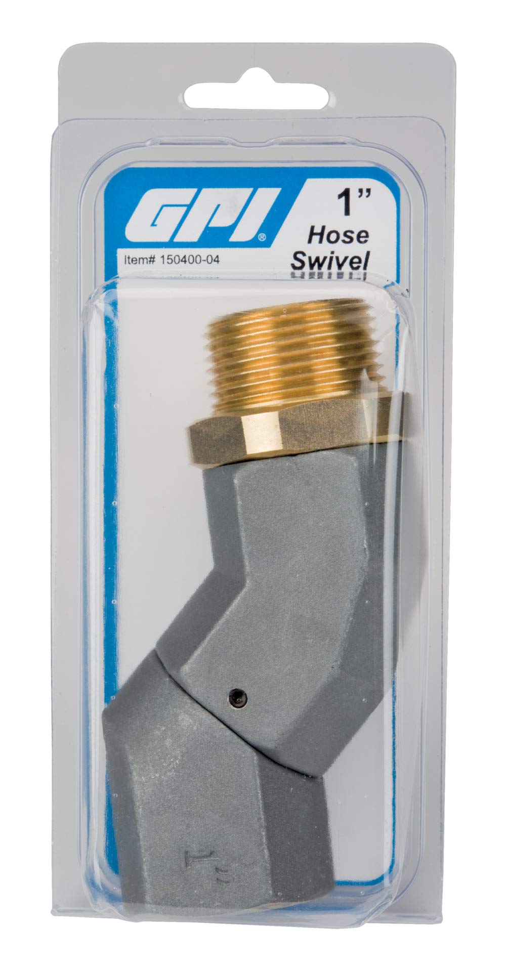GPI Fuel Hose Multi-Plane Swivel, NPT, 1”M X 1”F (GPI Genuine Accessory 150400-04)