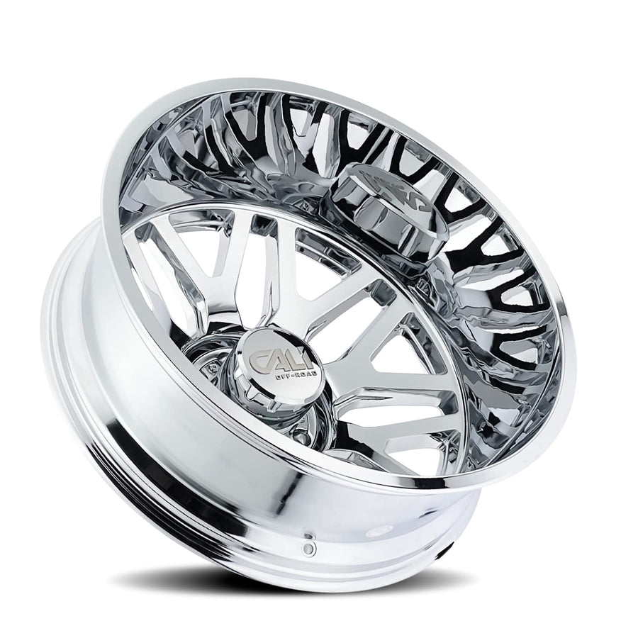 CALI 9115D DUALLY INVADER CHROME 24X8.25 8-200 -232MM 142MM