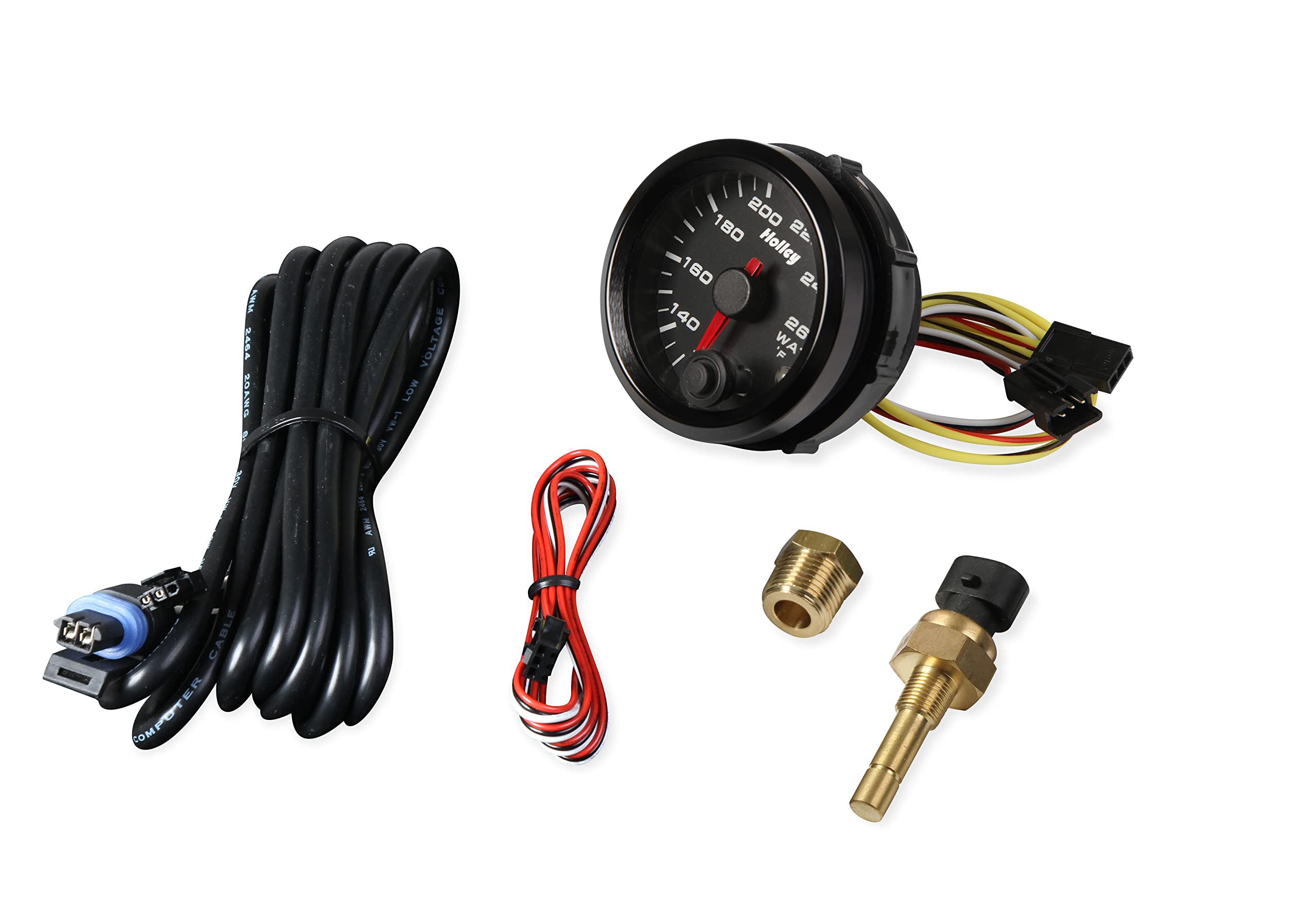 26-602 Holley Analog Style Water Temperature Gauge
