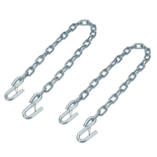 40 in. TOWSMART Towing Safety Chains with Safety Latch S Hooks - 5,000 lb. Capacity