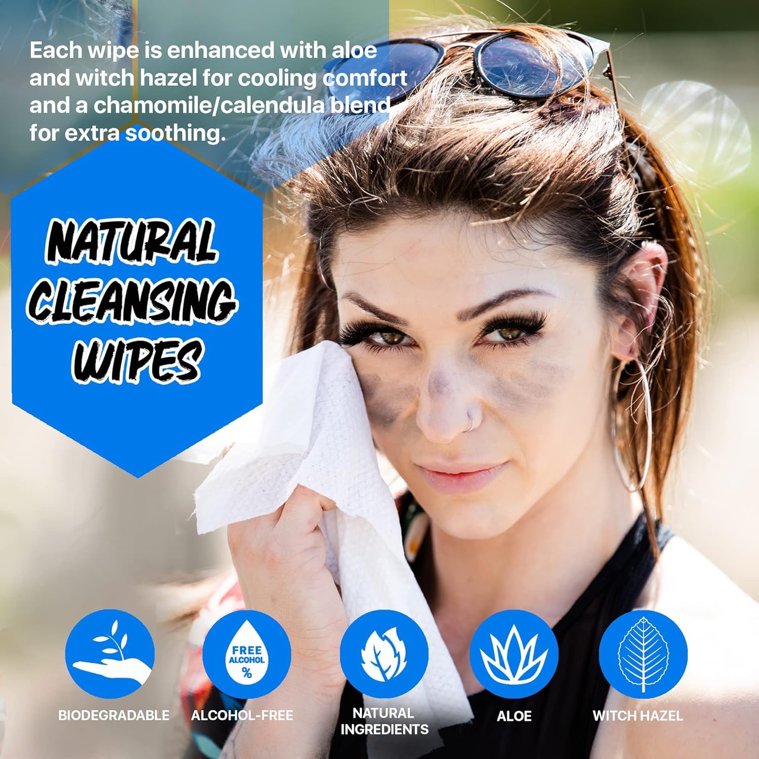 The Body Wipes Klean Freak - 12 count Individually Wrapped | Showerless Body Wipe for Women & Men | Sustainable Bodywipes for Gym, Travel, Camping | Coconut