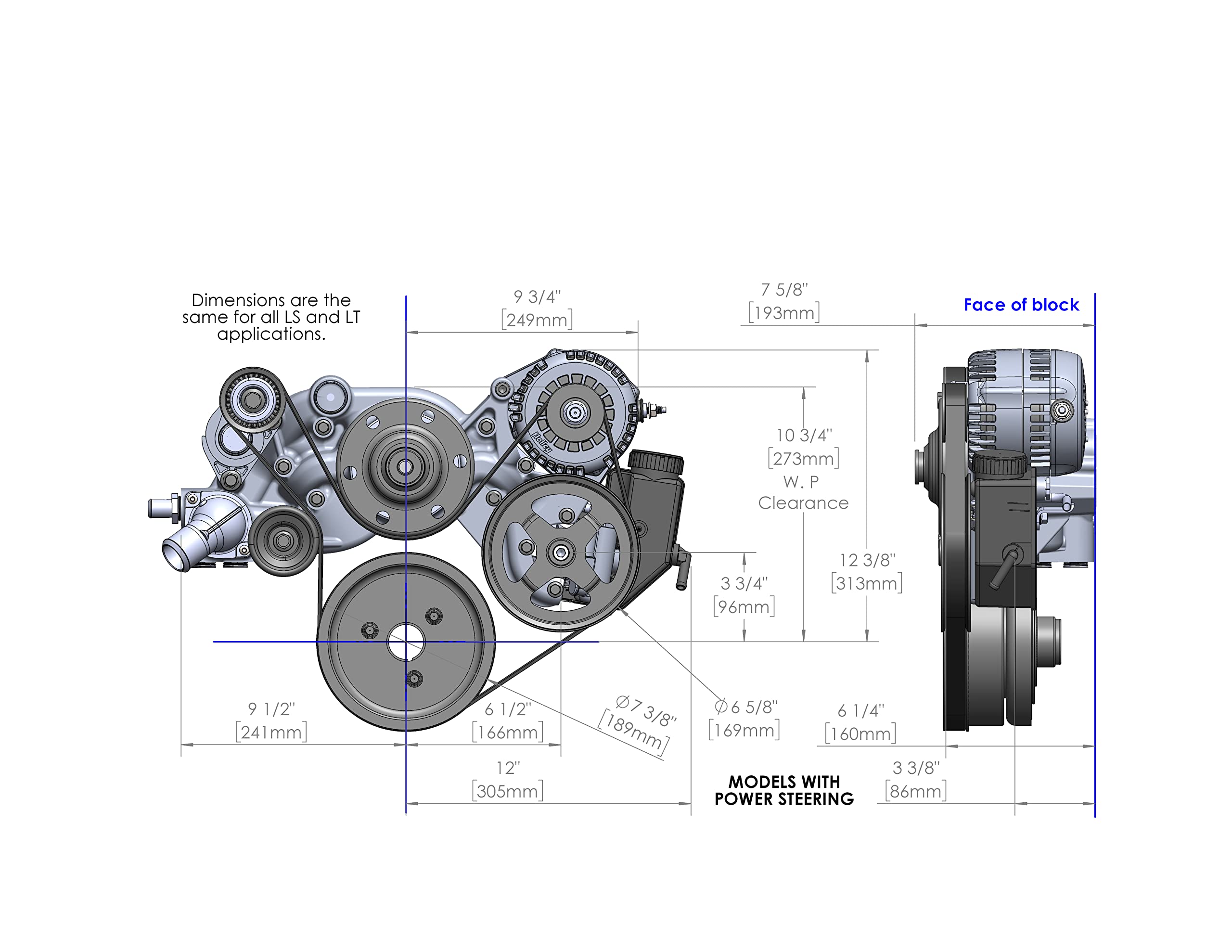 20-186 Holley Mid-Mount Race Accessory System