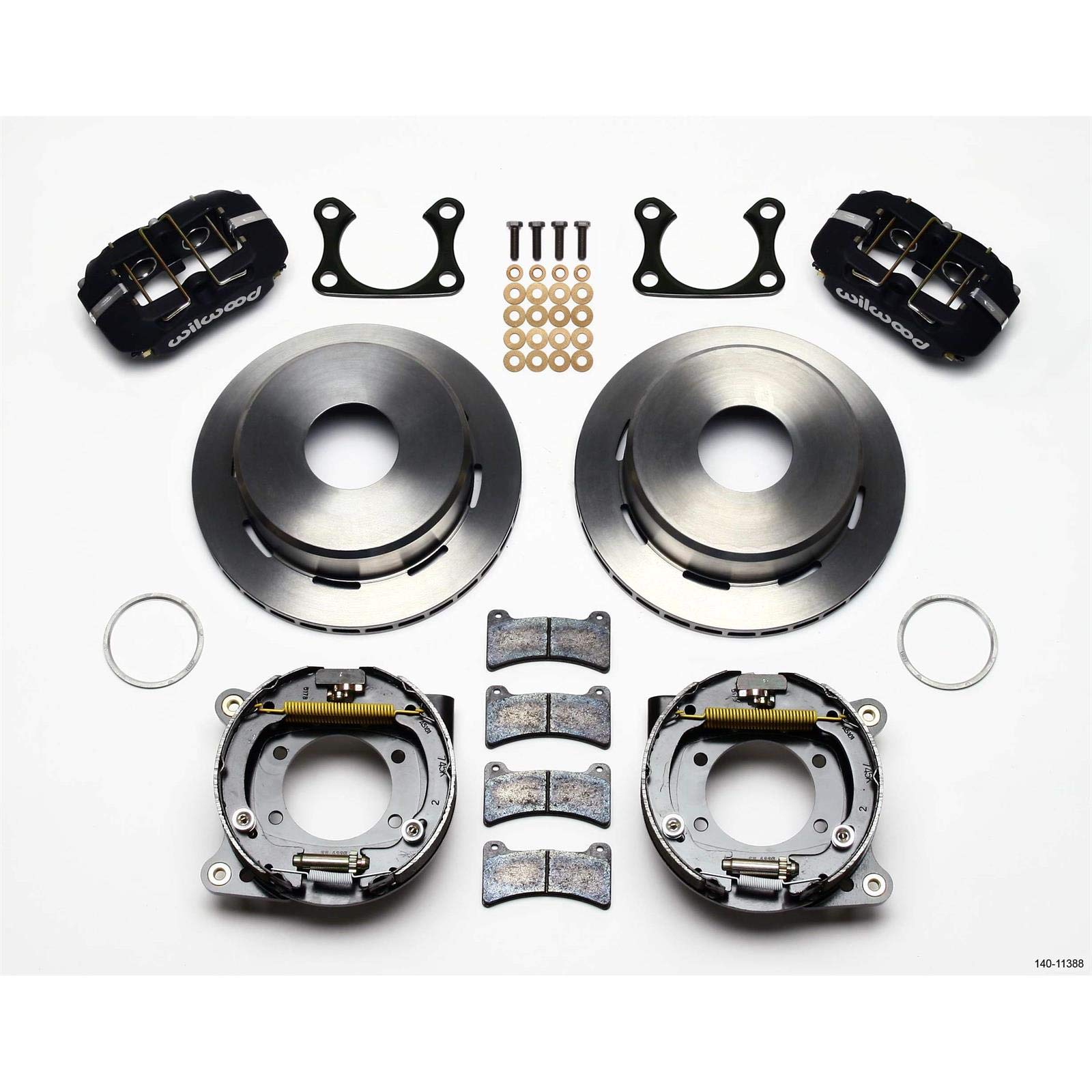P-Brake Kit, Drill-Red FDP-LP 11.00"