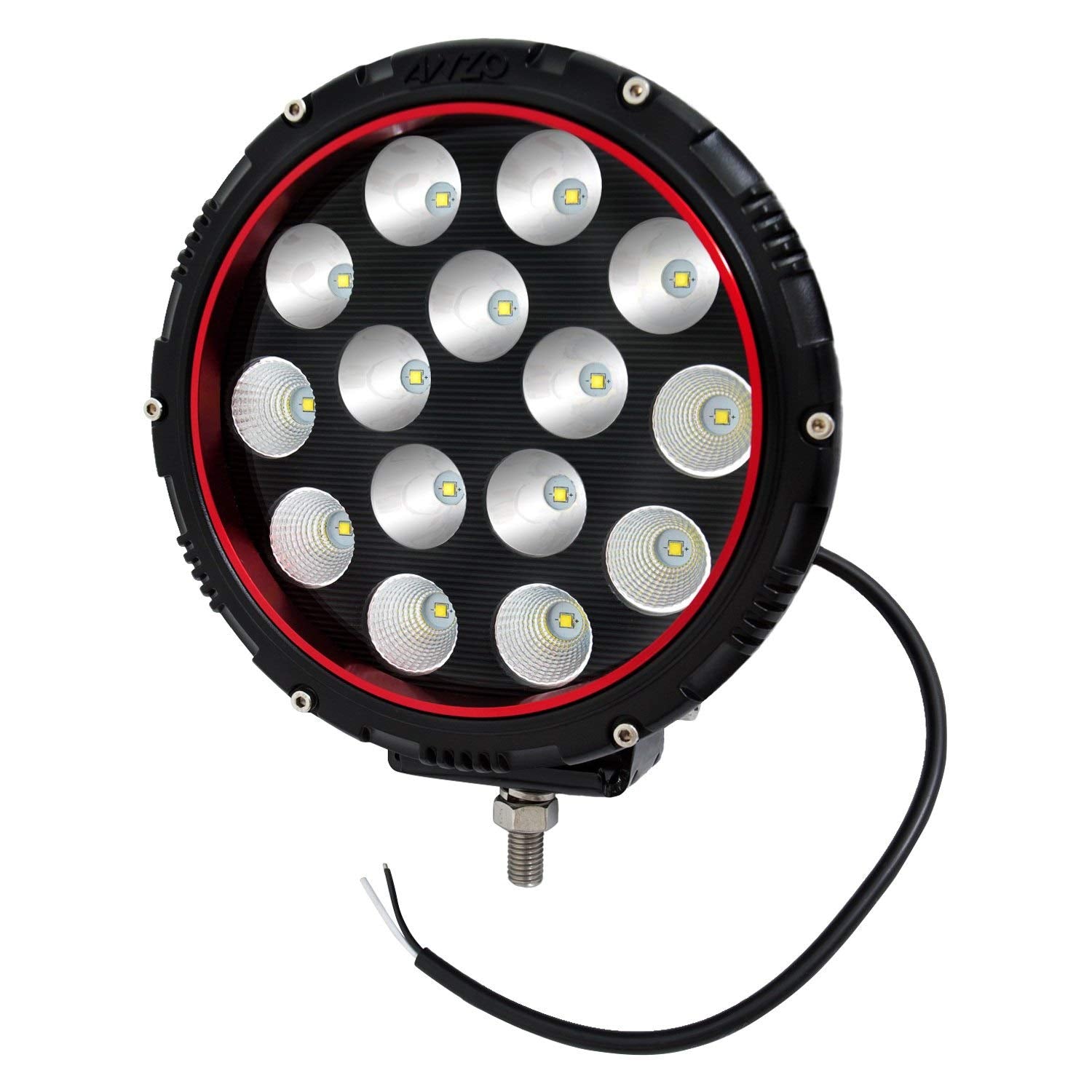 BLACK PC COVER FOR VISION X 24 LED X MITTER PRIME LED LIGHT BARS PCV-P24BL STREET LEGAL