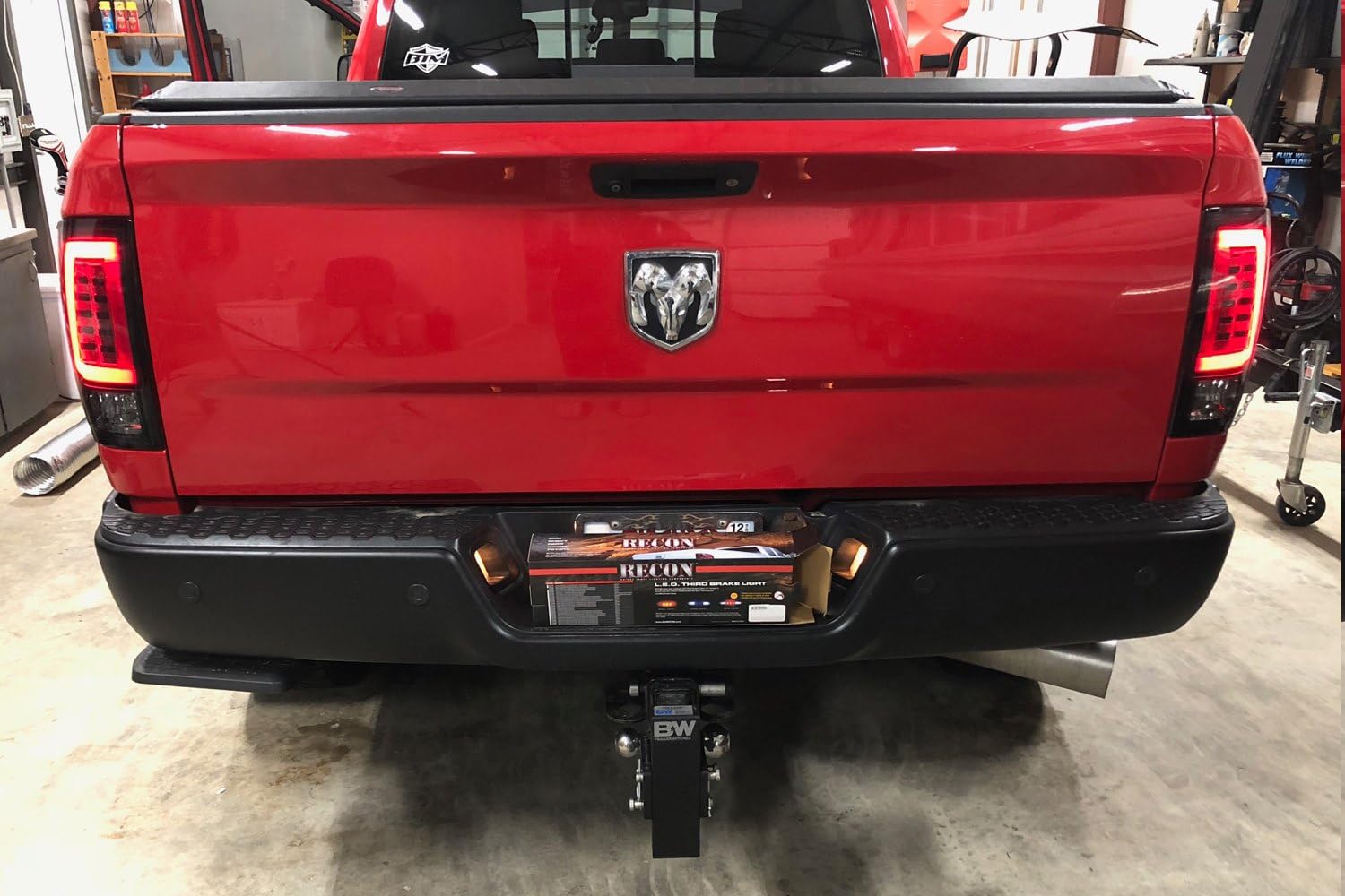 13-18 RAM 1500/2500/3500 RECON TRUCK ACCESSORIES OLED TLS(RPL FACT OEM LED TLS ONLY) Smoked Lens