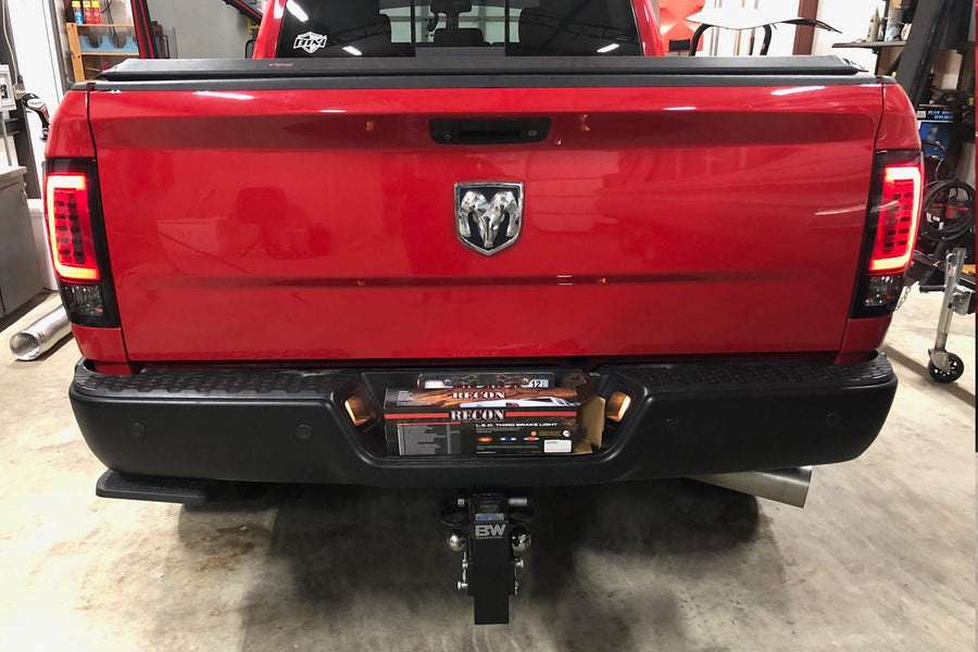 13-18 RAM 1500/2500/3500 RECON TRUCK ACCESSORIES OLED TLS(RPL FACT OEM LED TLS ONLY) Smoked Lens