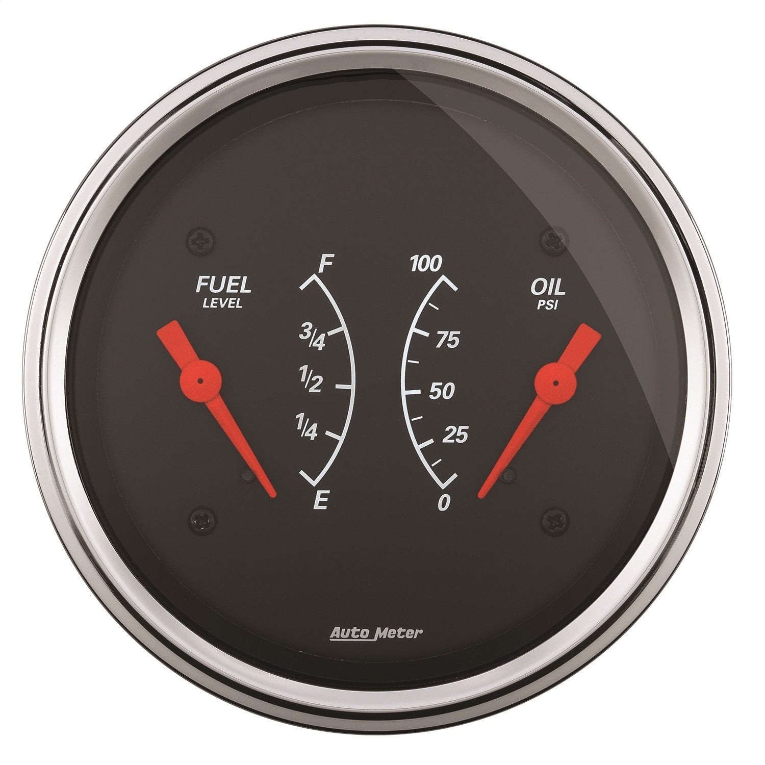 Auto Meter Designer Black Oil/Fuel Dual Gauge 1434