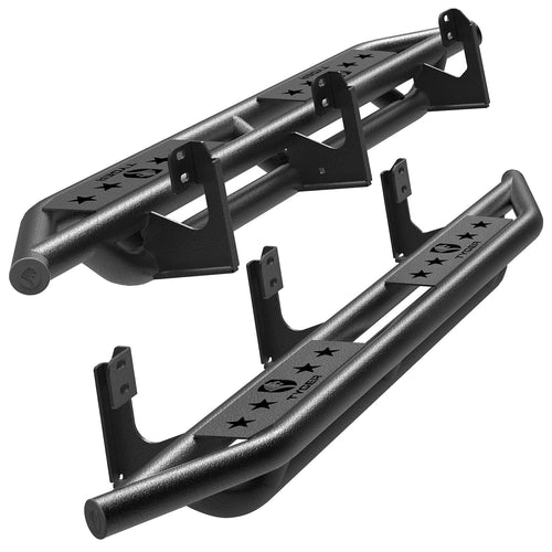 Tyger Auto Compatible with 2005-2015 Nissan Xterra Star Armor | TG-AM2N20338 | Side Step Rails Nerf Bars Running Boards, Textured Black