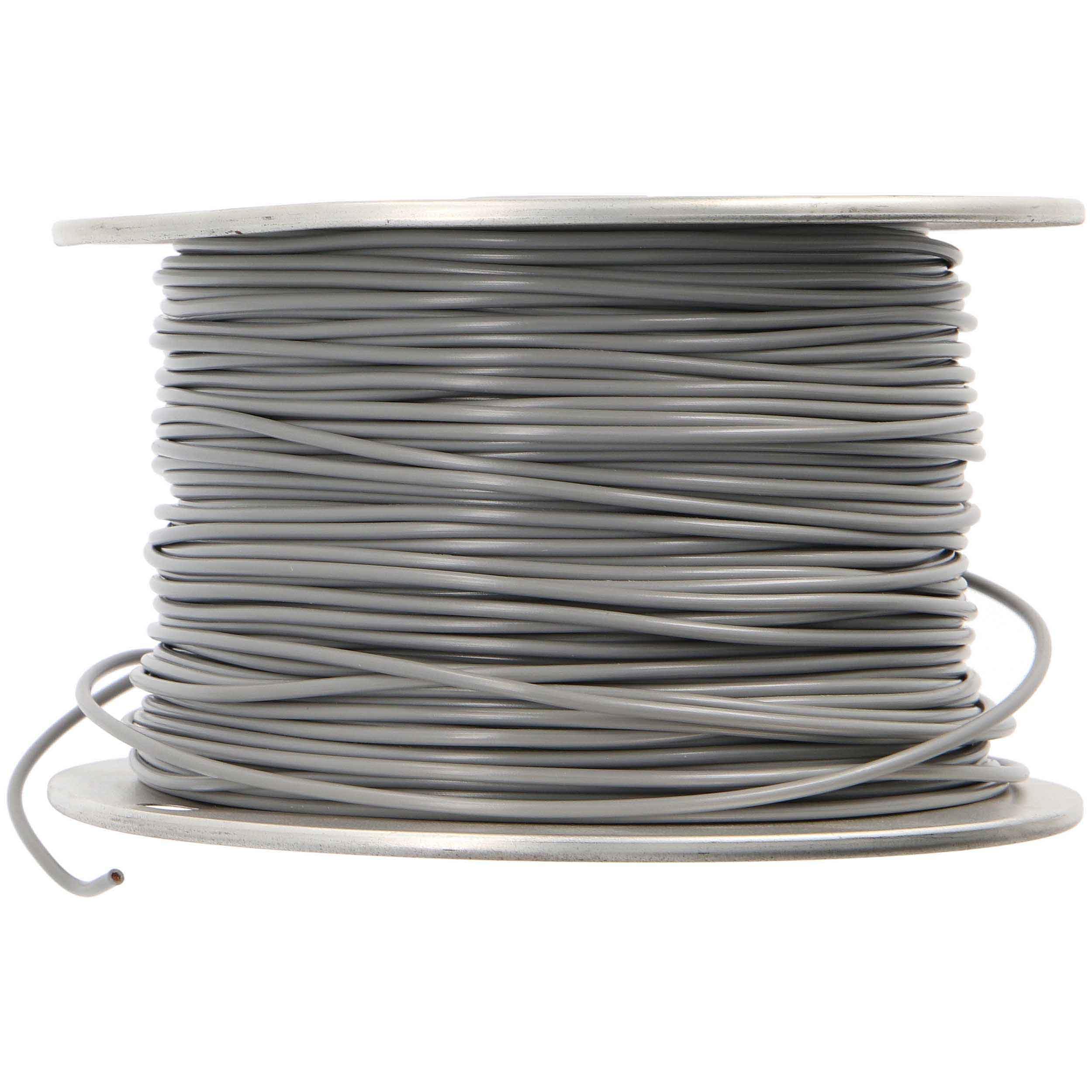 16 Ga Install Bay US GPT All Copper Primary Wire Gray - Coil of 500 Ft