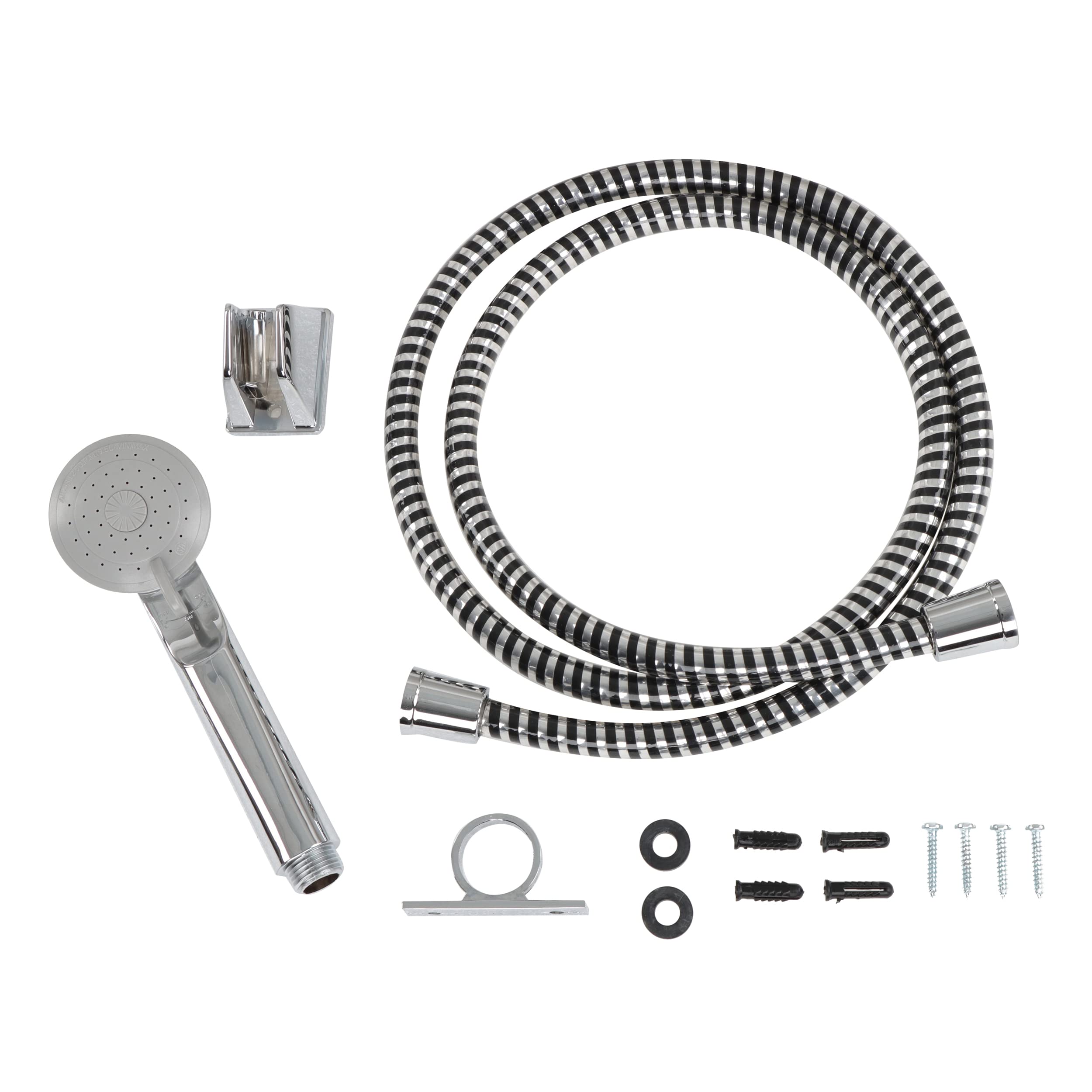 RV Bathroom Shower Sprayer Kit - Empire Faucets Chrome Shower Head with Handheld Shower Hose for Camp and Travel Trailer