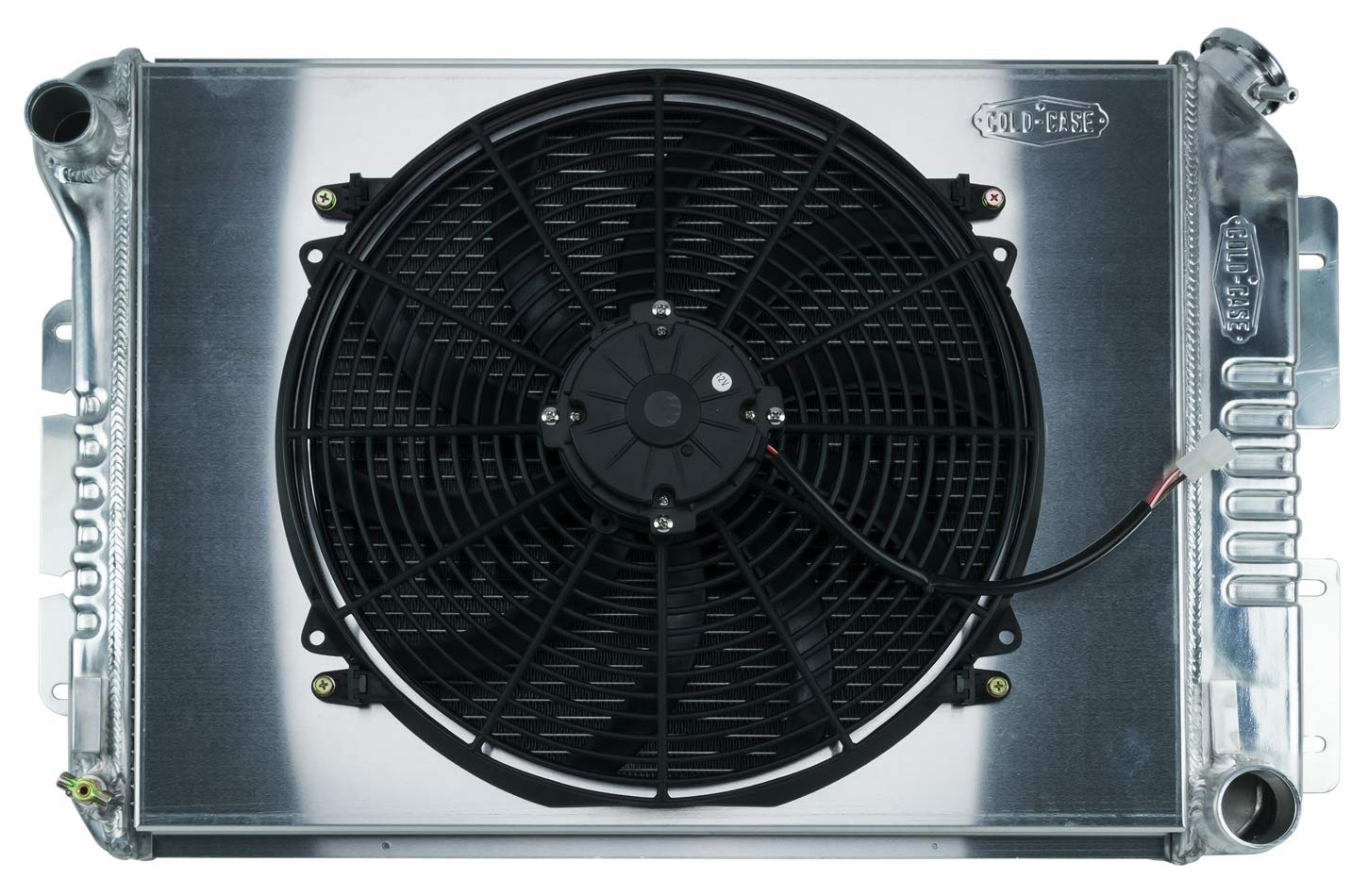 COLD - RADIATORS CASE 67-69 Camaro BB/Firebird MT Radiator and16in Fan, Silver (CHC11K)