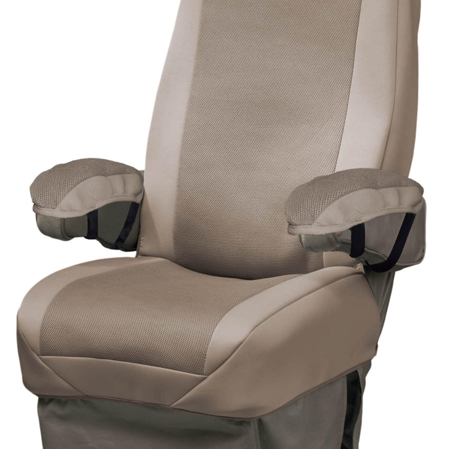 Covercraft Universal Seat Glove Seat Cover for RVs and Vans, Single Bucket Seat (Tan/Tan)