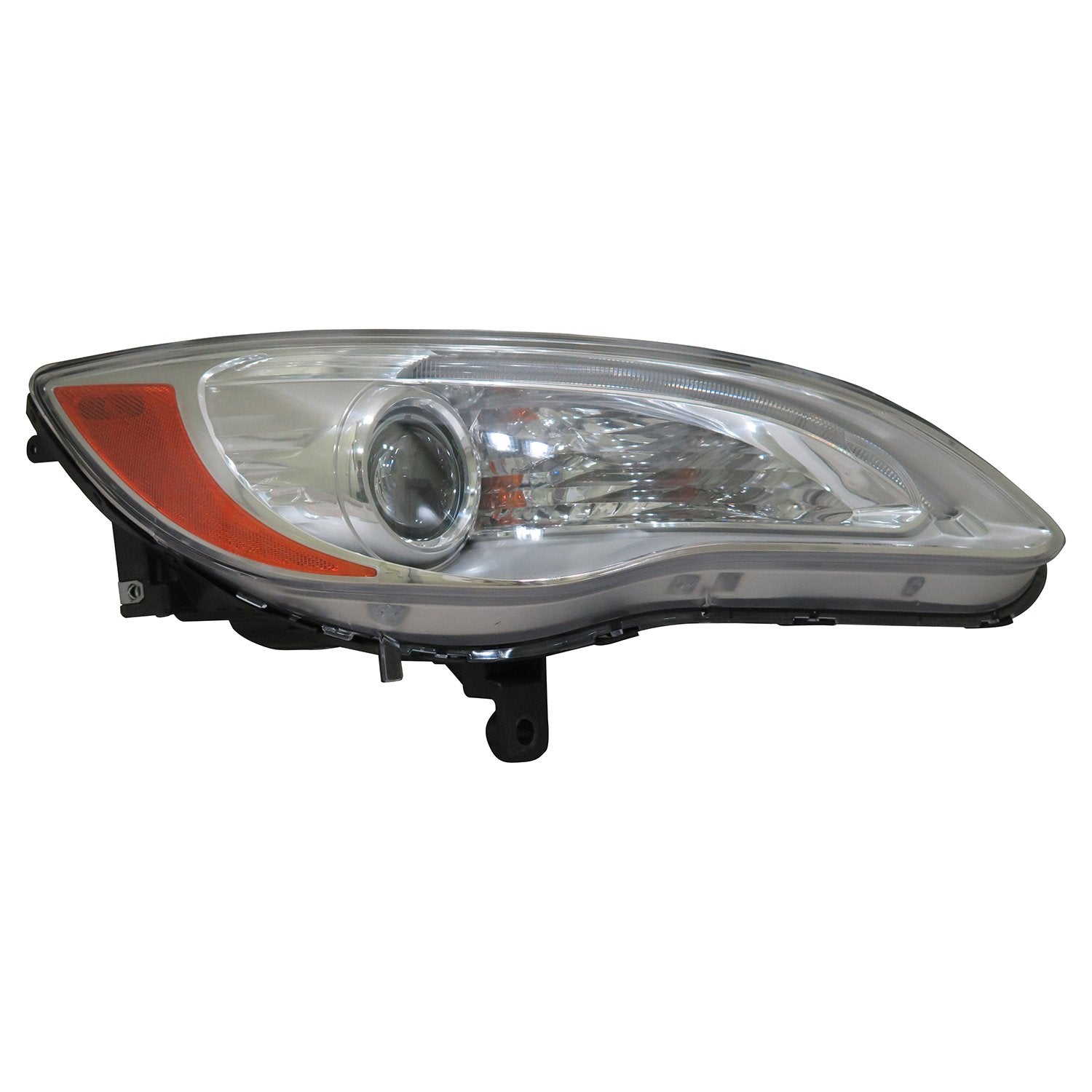 Right TYC Headlight Assembly Compatible with 2011-2014 Chrysler 200
