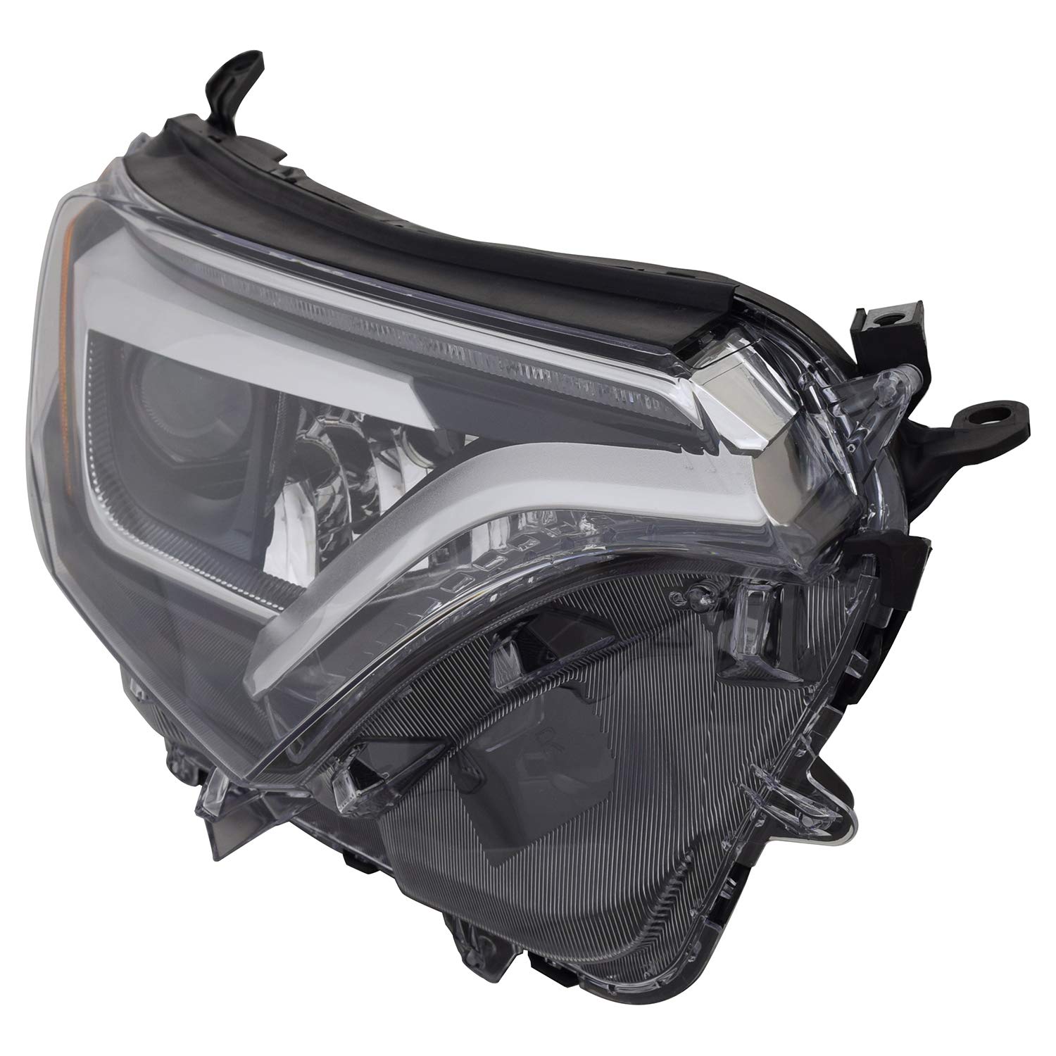 Right TYC Headlight Assembly Compatible with 2016-2018 Toyota Rav4
