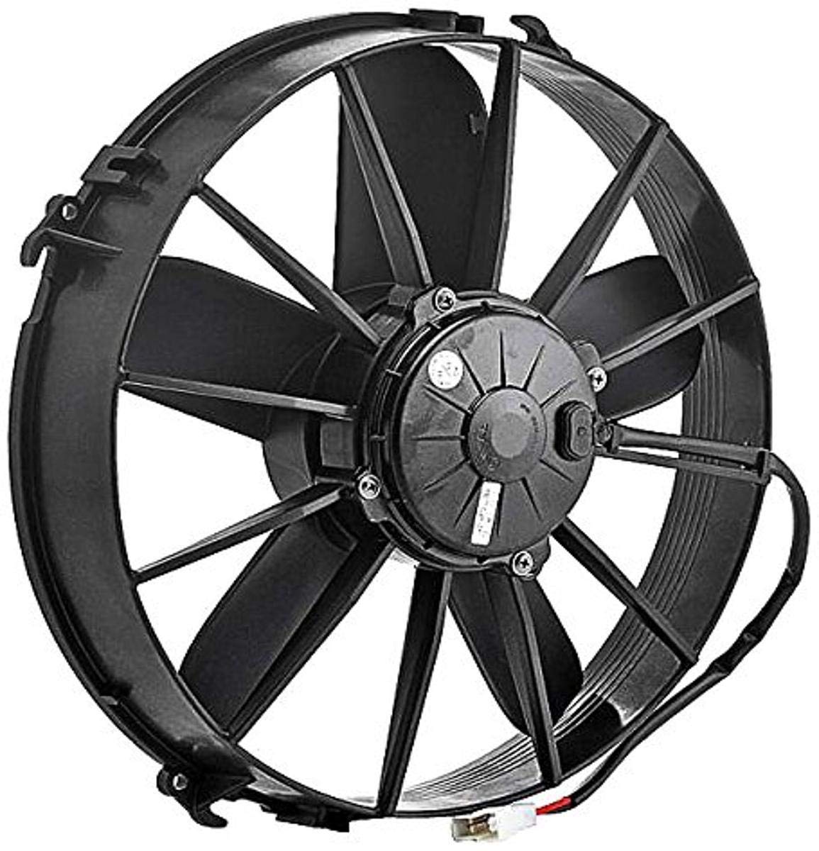 75011 Be Cool Euro-Black 12" High-Torque Electric Puller Fan