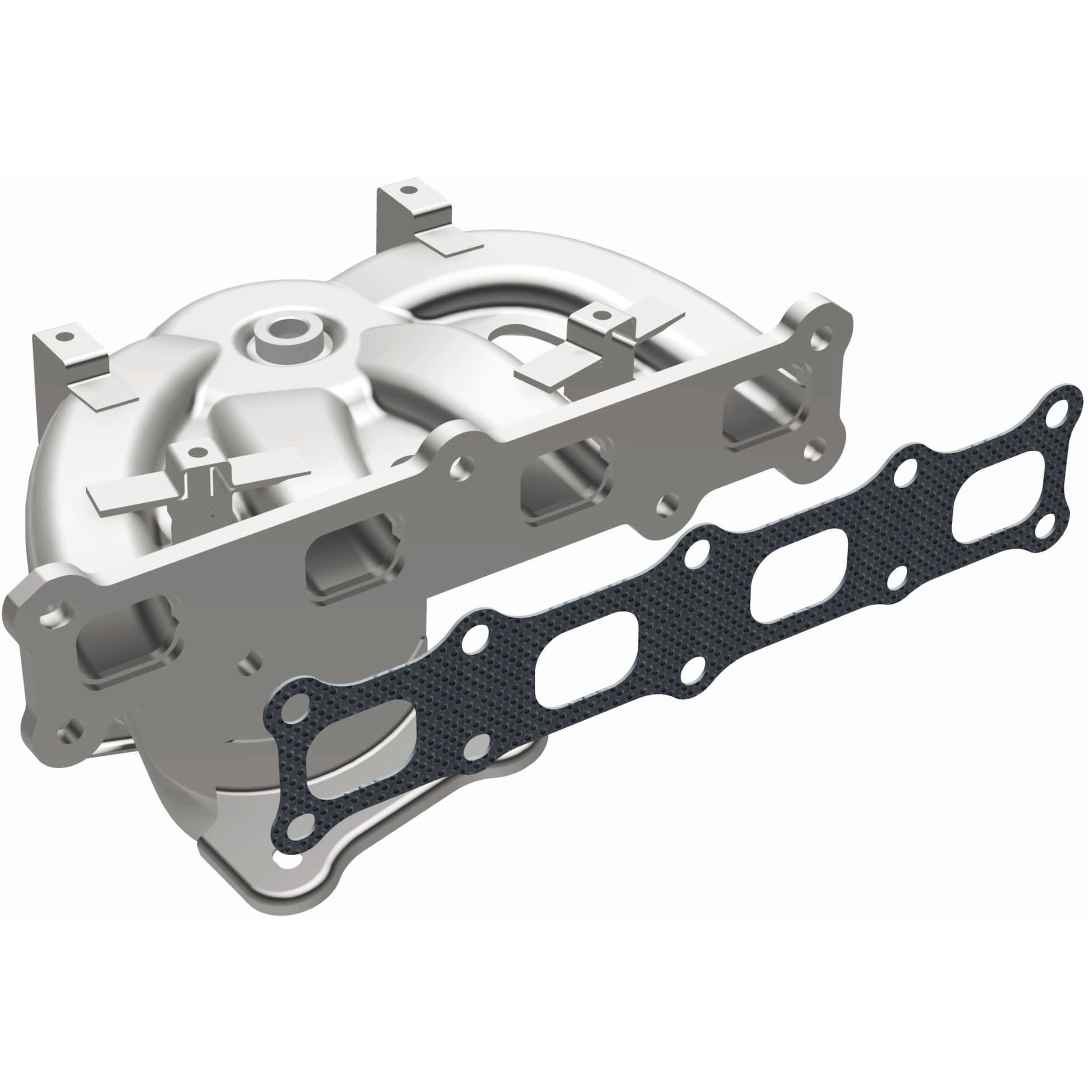 California Grade MagnaFlow Manifold Catalytic Converter CARB Compliant 5531260 - Stainless Steel 2.25in Main Piping, 14.875in Overall Length, Pre-Converter O2 Sensor - Caliber CA Legal Replacement