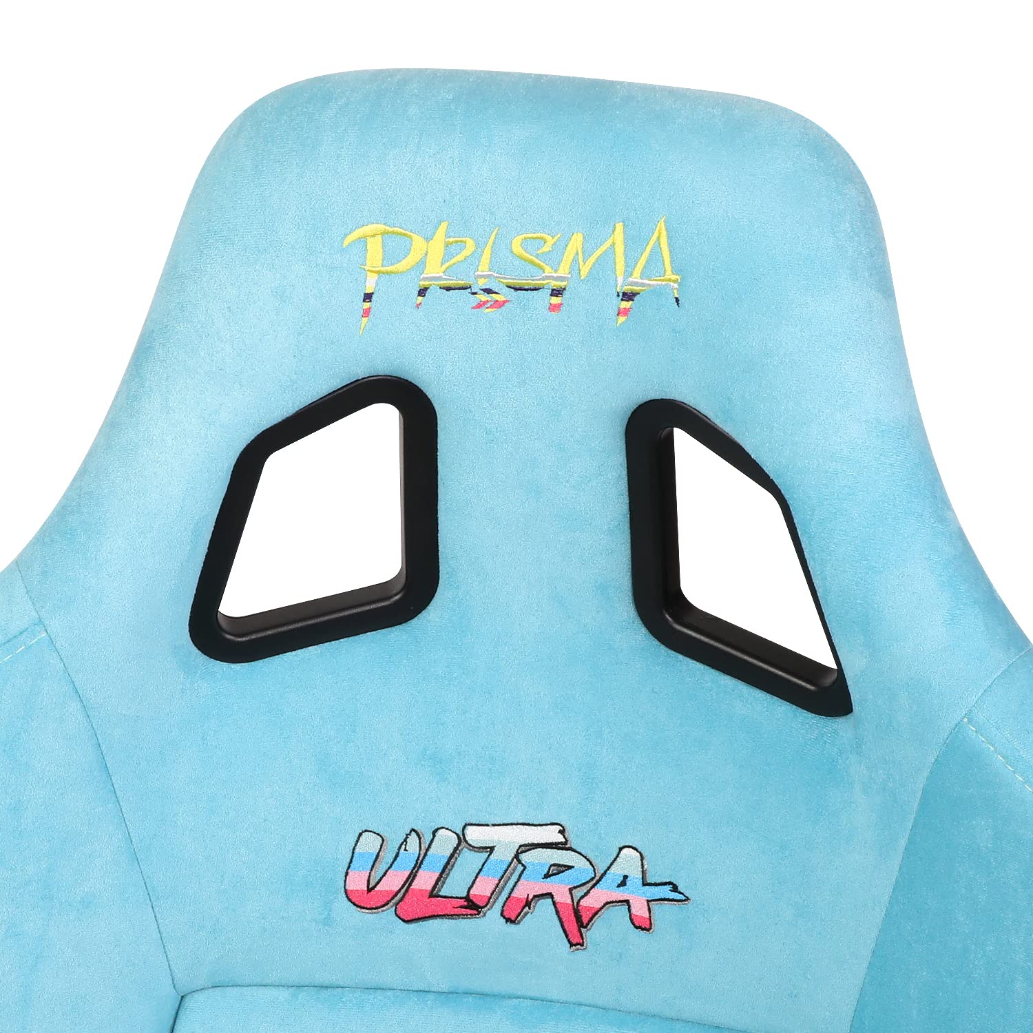 NRG Innovations Prisma NRG-FRP-302TEAL-ULTRA Fixed Back Bucket Racing Seat with Bottom Mount Bracket, Teal Colored Seat/Gold Flake Back, 24" W X 36" H X 18" D