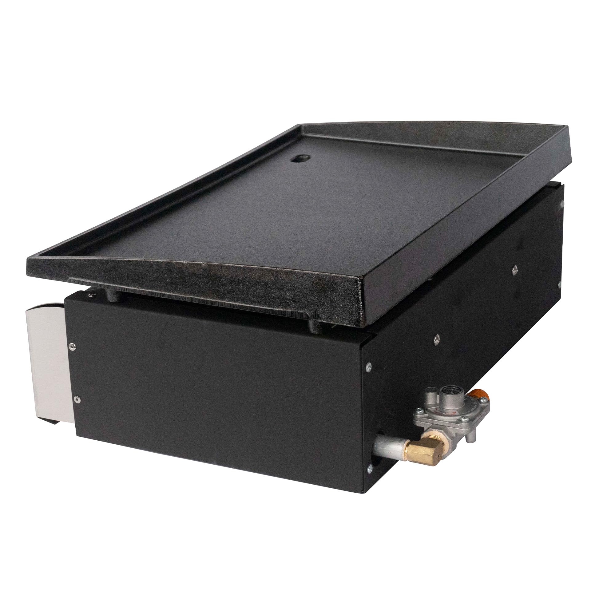 18" Suburban Signature RV Griddle with Quick Connect and 1 lb. Bottle Adapter - Compact Stowable Design, 20% Hotter Than Comparable Units, CSA Certified for RV Outdoor Use (4062A)