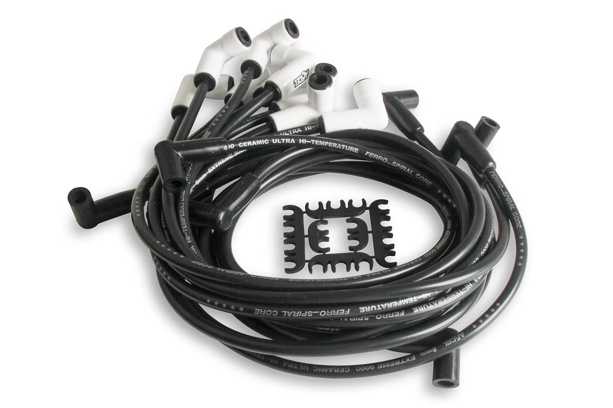 9018C ACCEL Extreme 9000 Spark Plug Wire Set Ceramic Boot