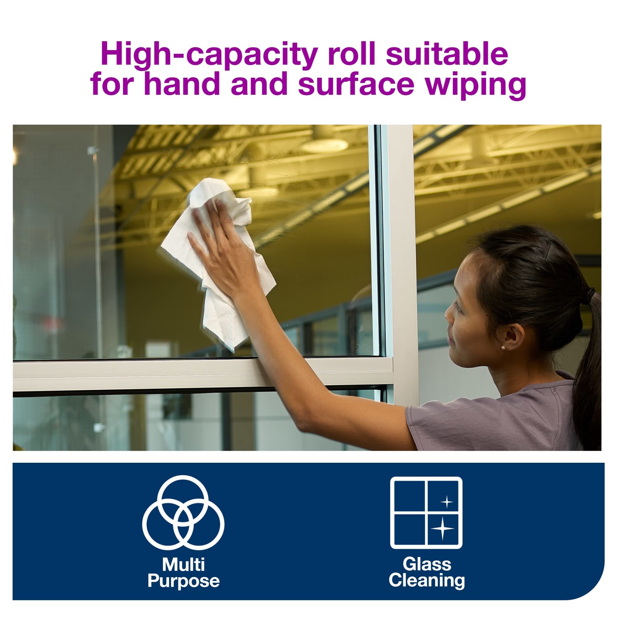 Tork Centerfeed Paper Wiper White W1/W2, Multipurpose, 2 x 800 Sheets,130211B