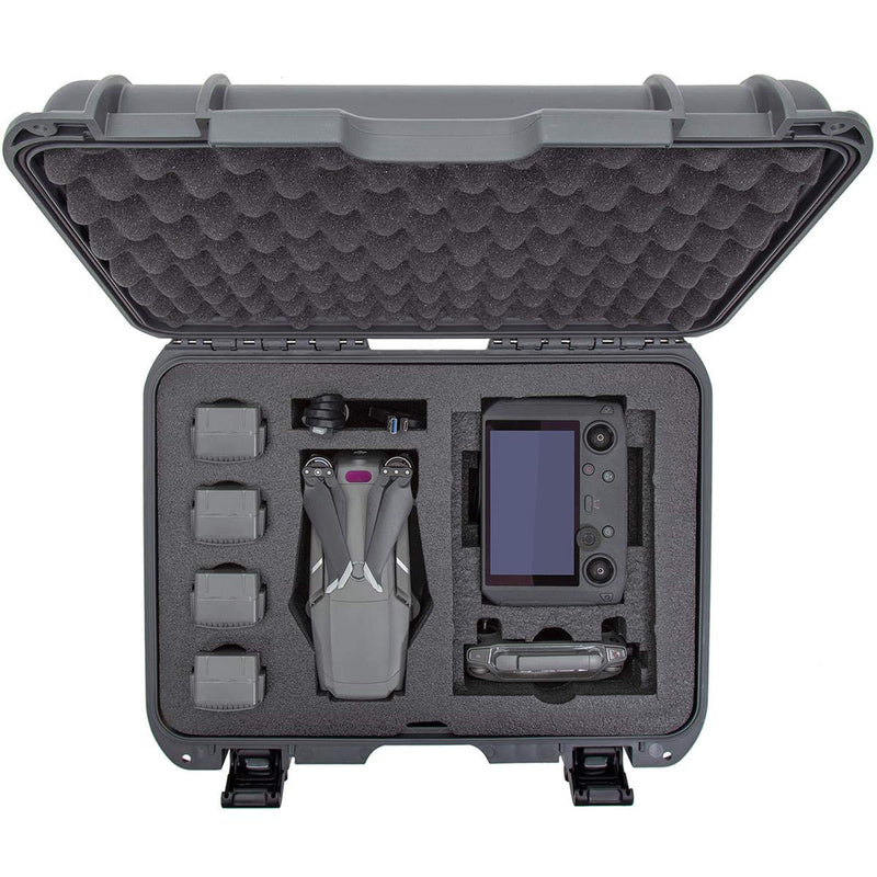 Nanuk Waterproof 925 Hard Case with Foam Insert for DJI Mavic 2 Pro|Zoom + Smart Controller, Crystalsky 5.5" or iPad - Graphite