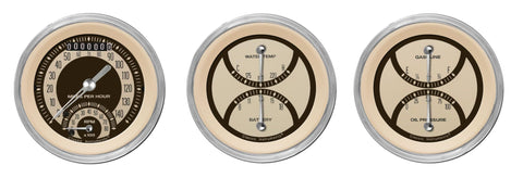 Nostalgia VT Series Classic Instruments 3 Gauge Package
