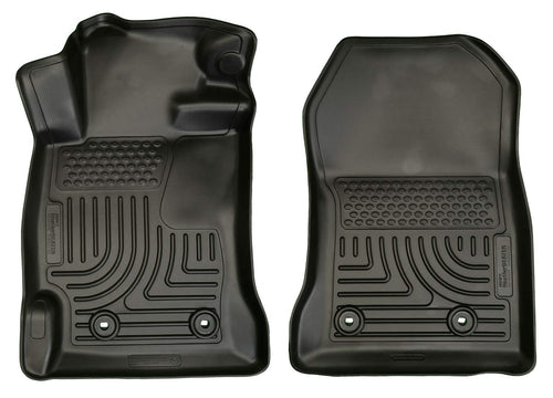 Weatherbeater Husky Liners | Fits 2013-2016 Scion FR - S, 2013-2020 Subaru BRZ, 2017-2020 Toyota 86 - Front Liners - Black, 2 pc. | 18831