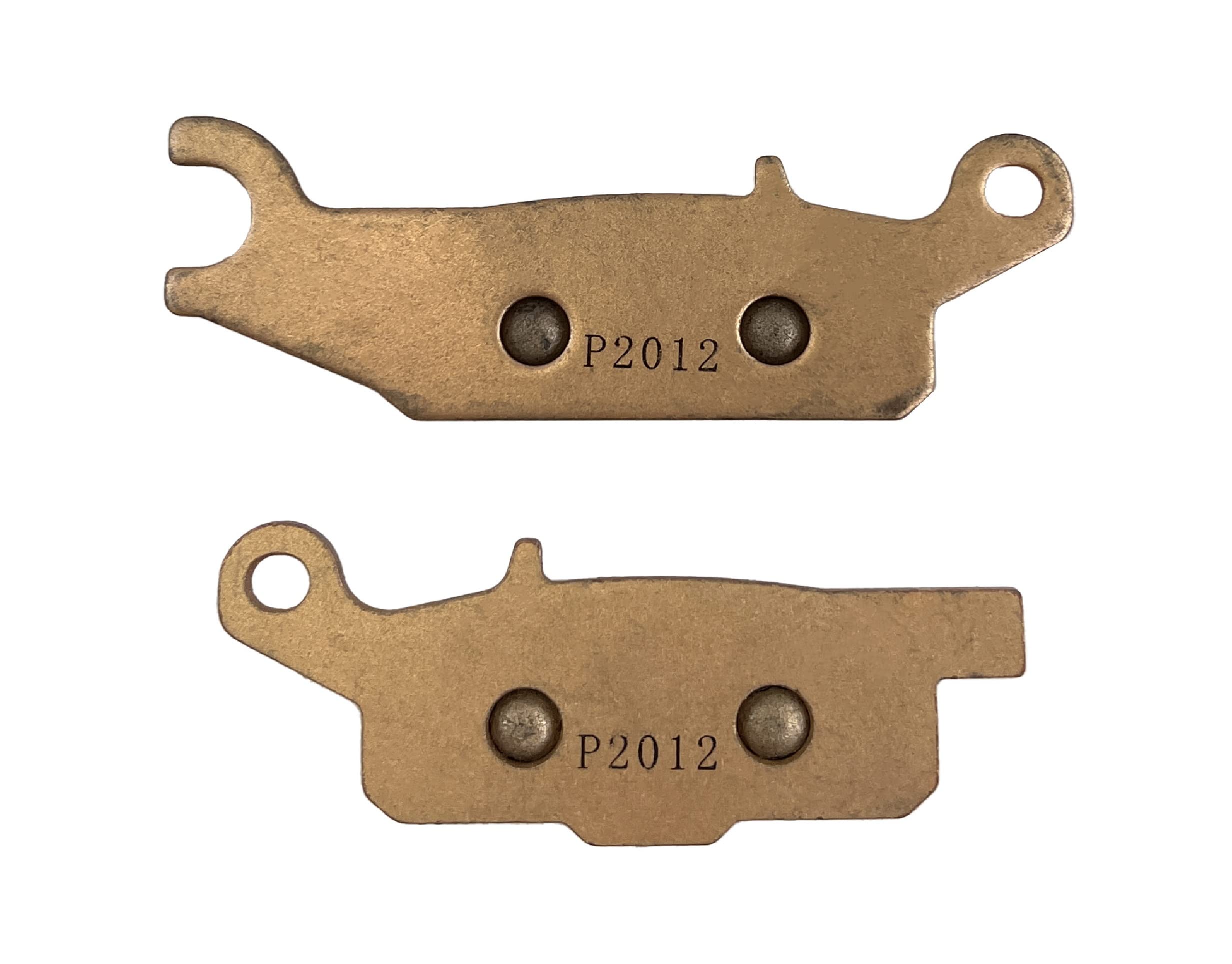 Demon Front Left, Rear Left Powersports Sintered Brake Pads for Yamaha Grizzly 550/700 & Raptor 250, Sintered Metallic Material For Better Grip, Reduced Brake Fade (See Fitment Details in Description)
