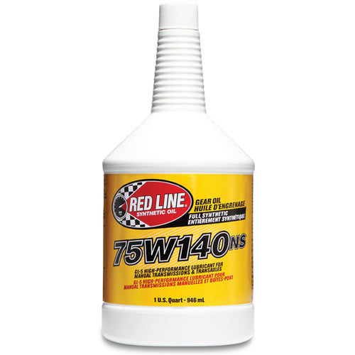 75W140 Red Line Non-Limited Slip Synthetic Gear Oil - 1 Quart