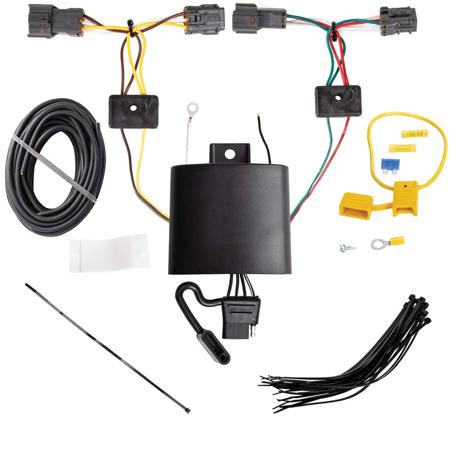 T-One® T-Connector Harness, Tekonsha 4-Way Flat, Compatible with Select Hyundai Tucson